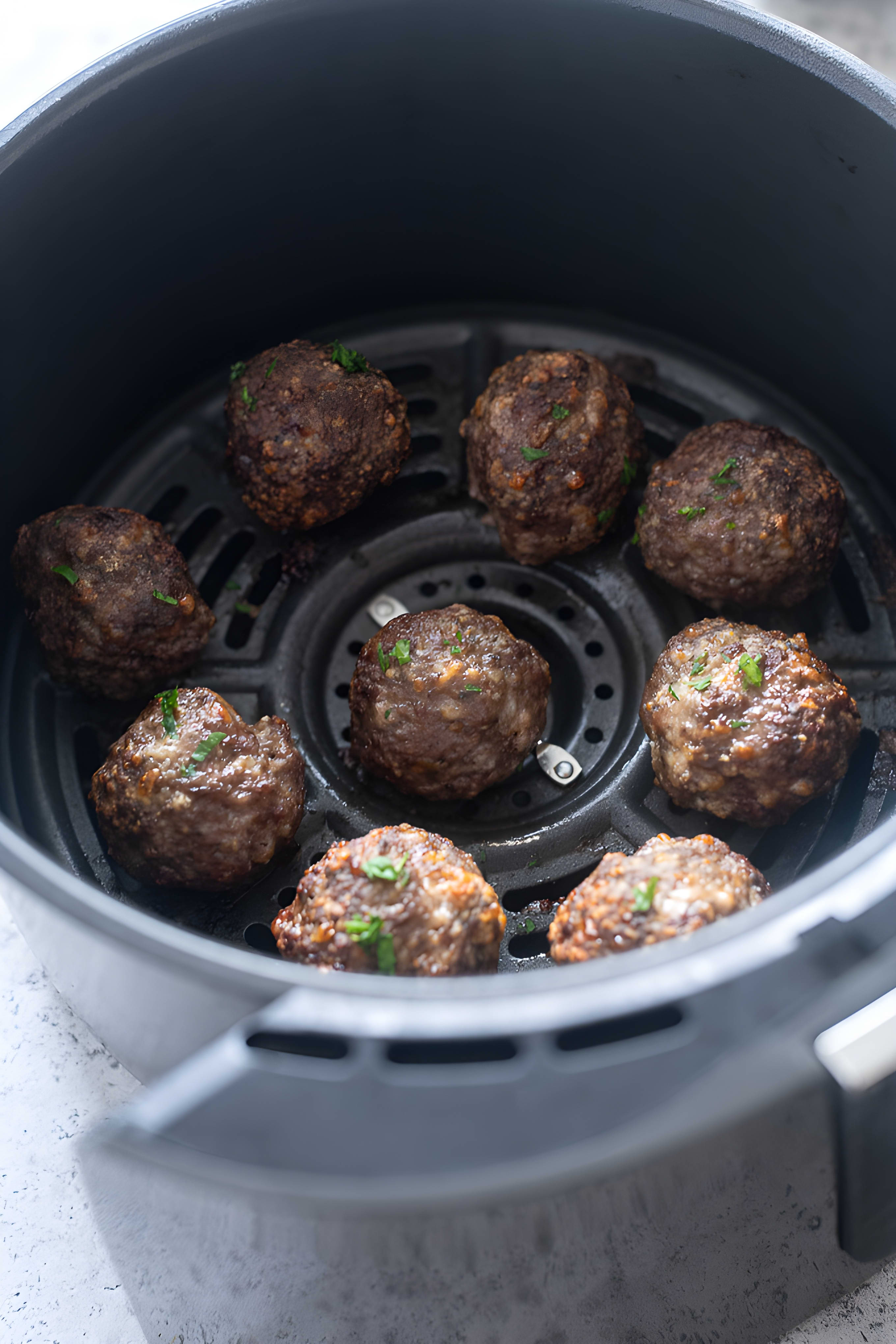 Easy Air Fryer Meatballs