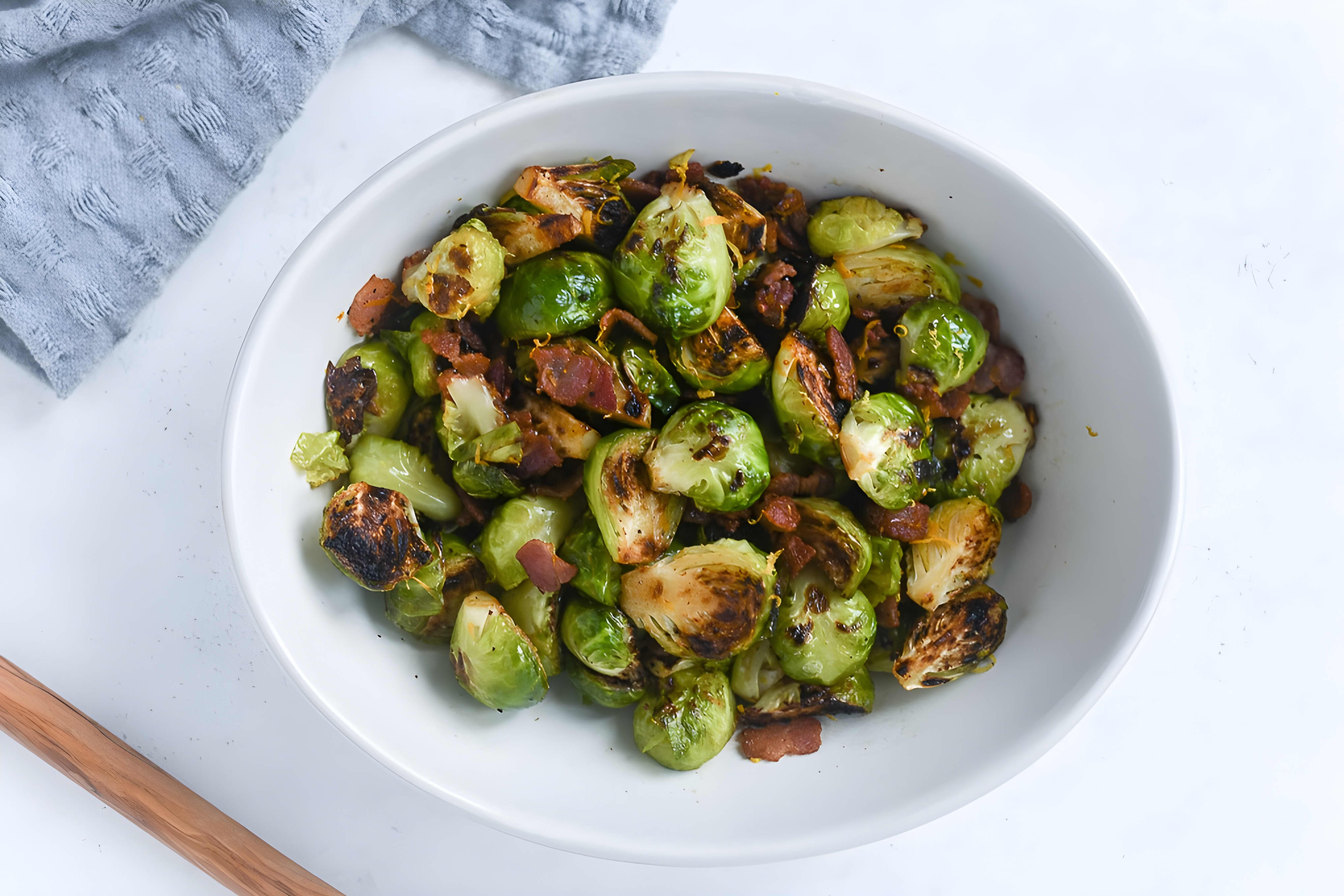 Easy Brussels Sprouts and Bacon