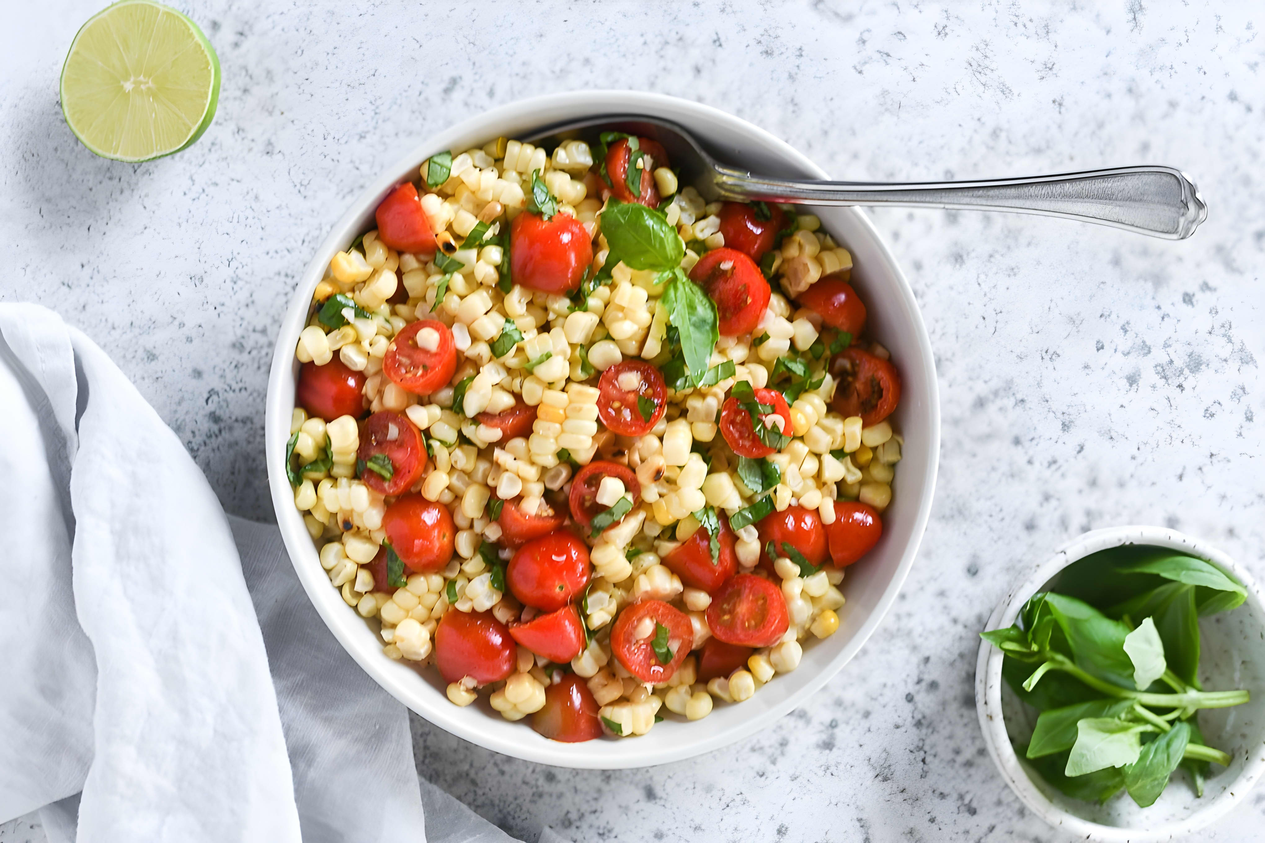 Fresh Corn and Tomato Salad