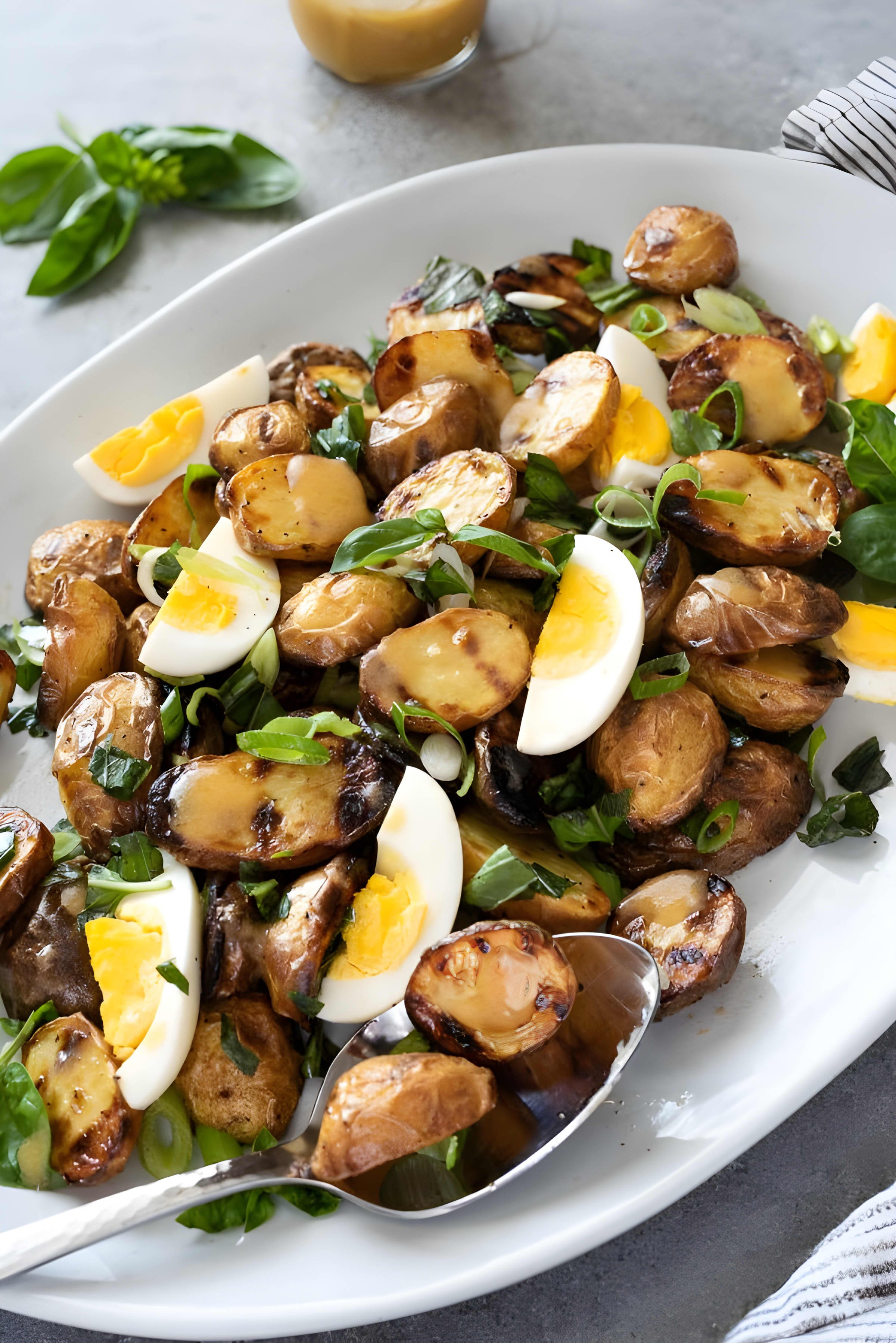 Grilled Potato Salad with Dijon Vinaigrette