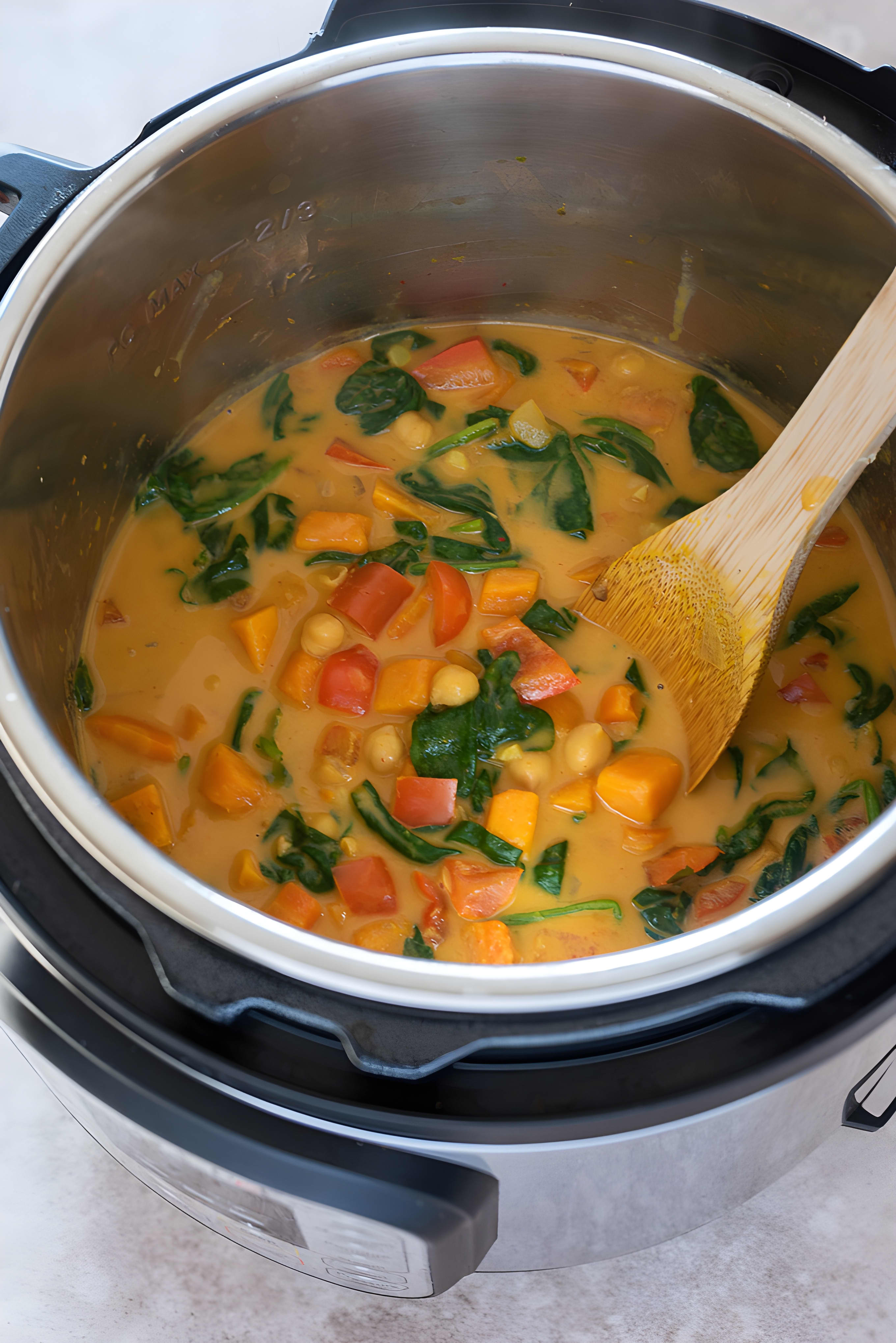 Instant Pot Sweet Potato Chickpea Curry