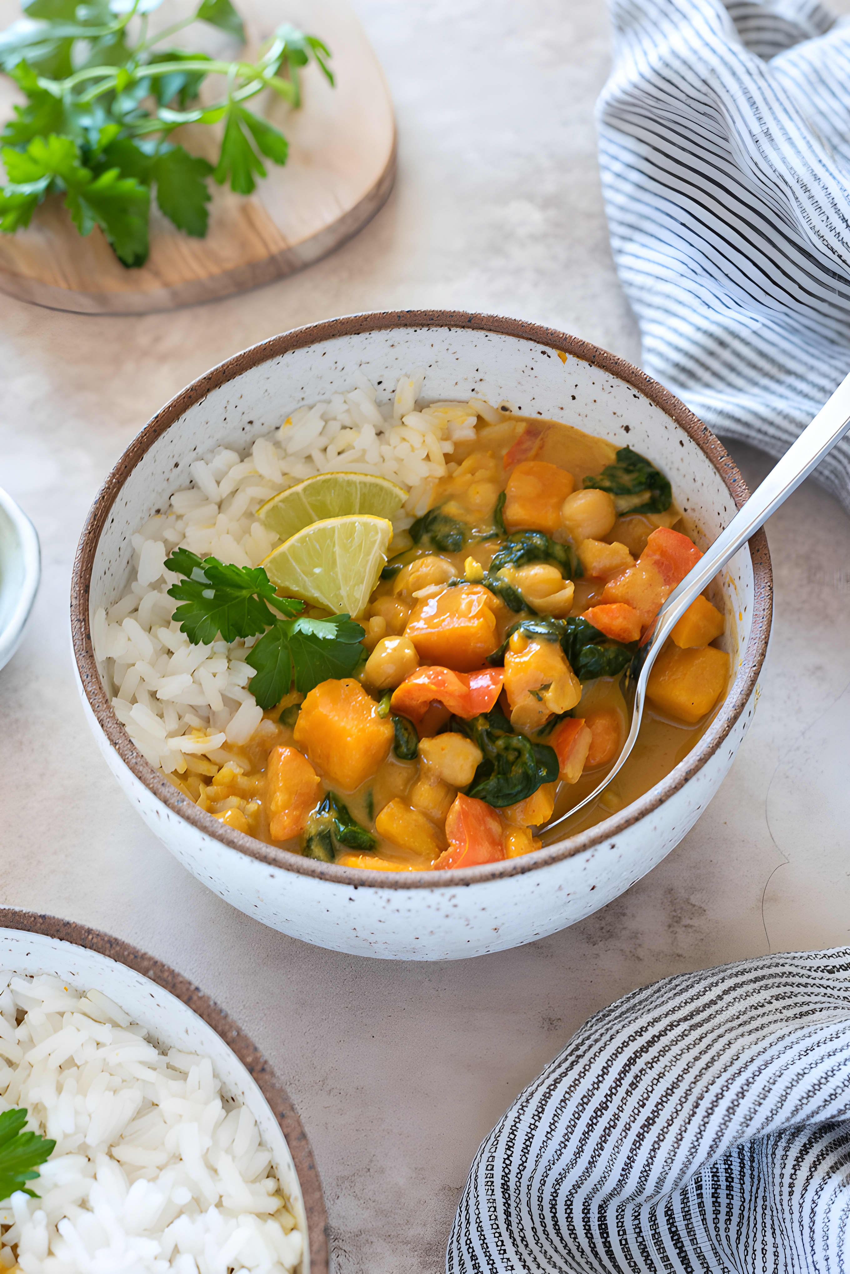 Instant Pot Sweet Potato Chickpea Curry