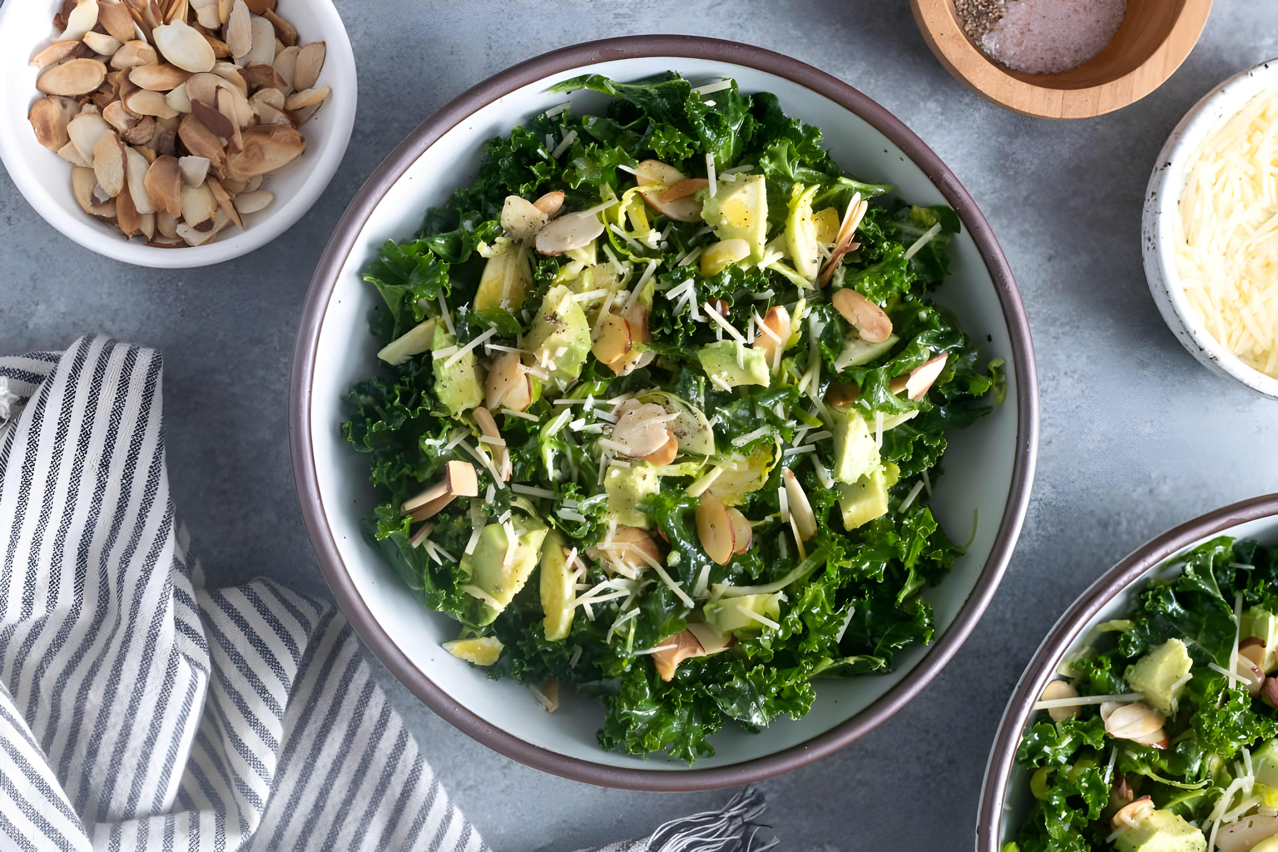 Kale and Brussels Sprout Salad