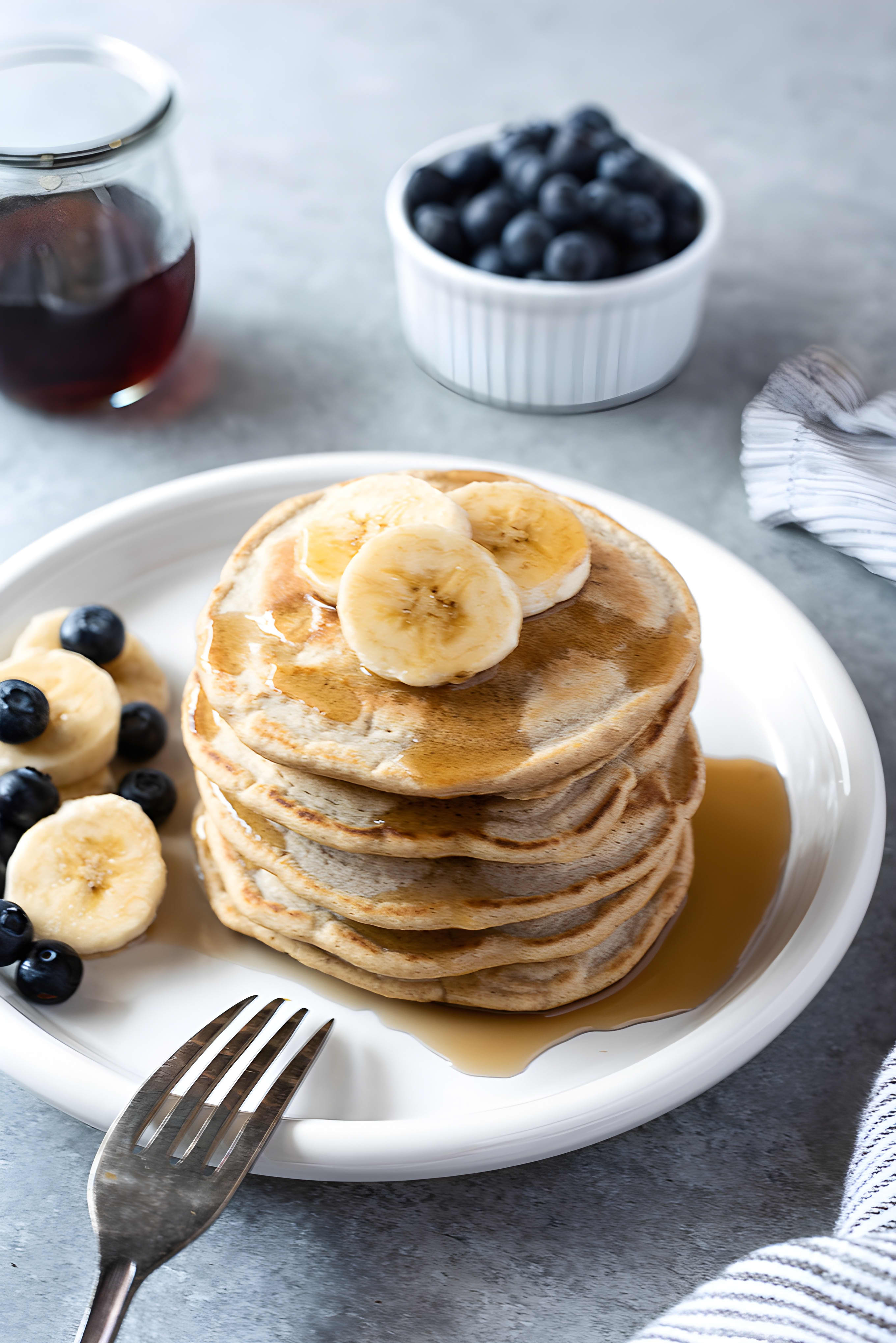 Oat Flour Pancakes (Gluten Free)