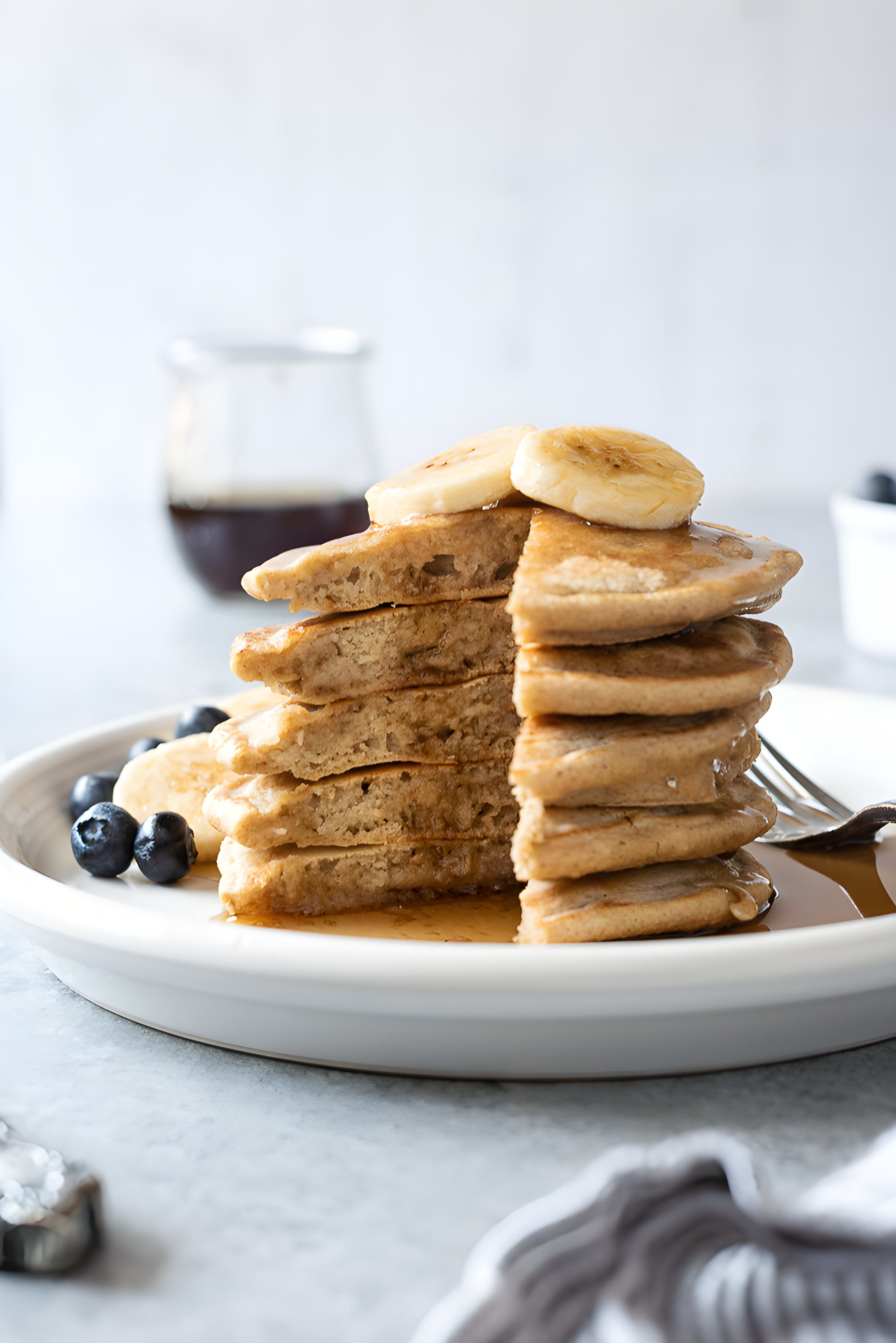 Oat Flour Pancakes (Gluten Free)