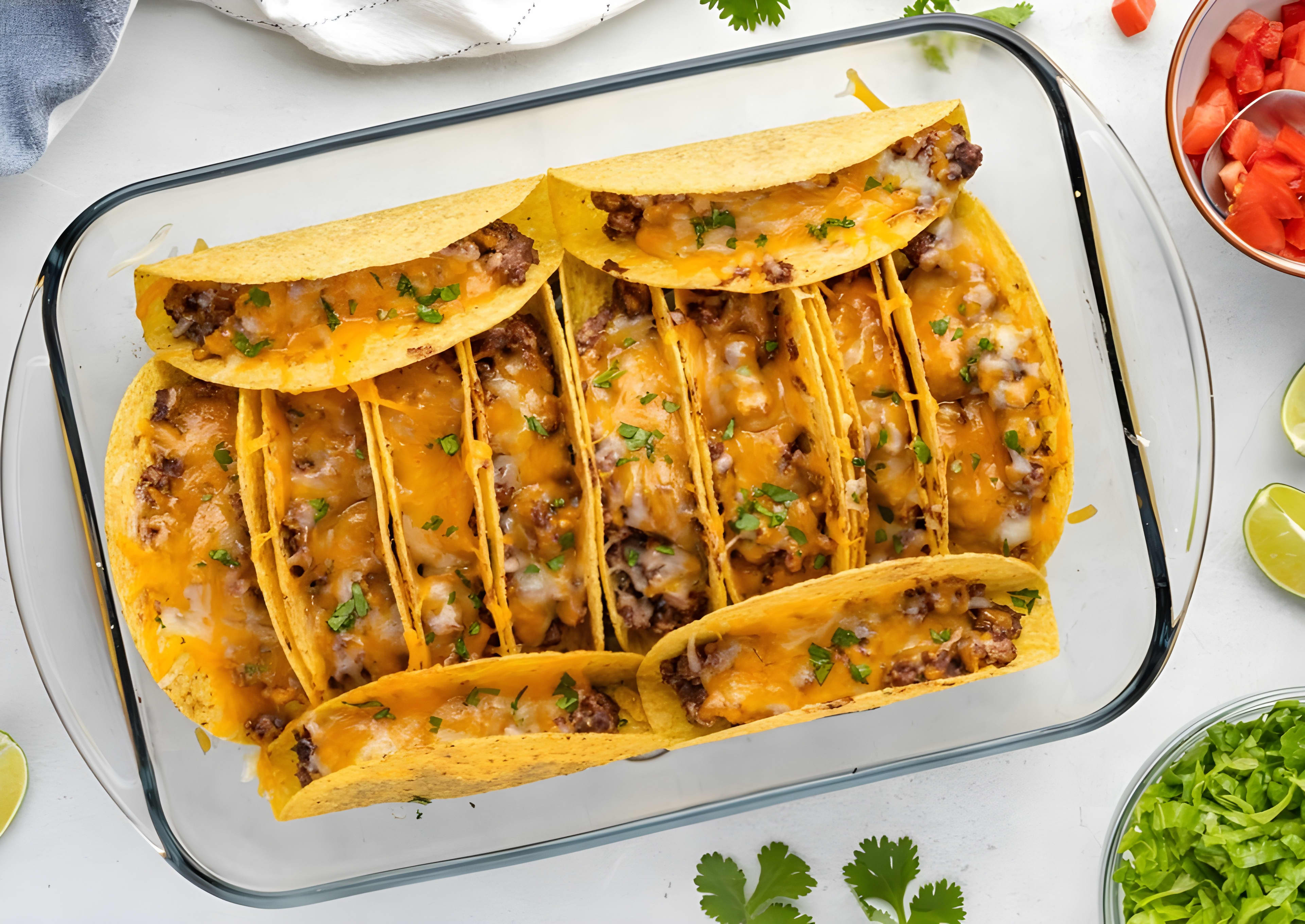 Oven Baked Turkey Tacos