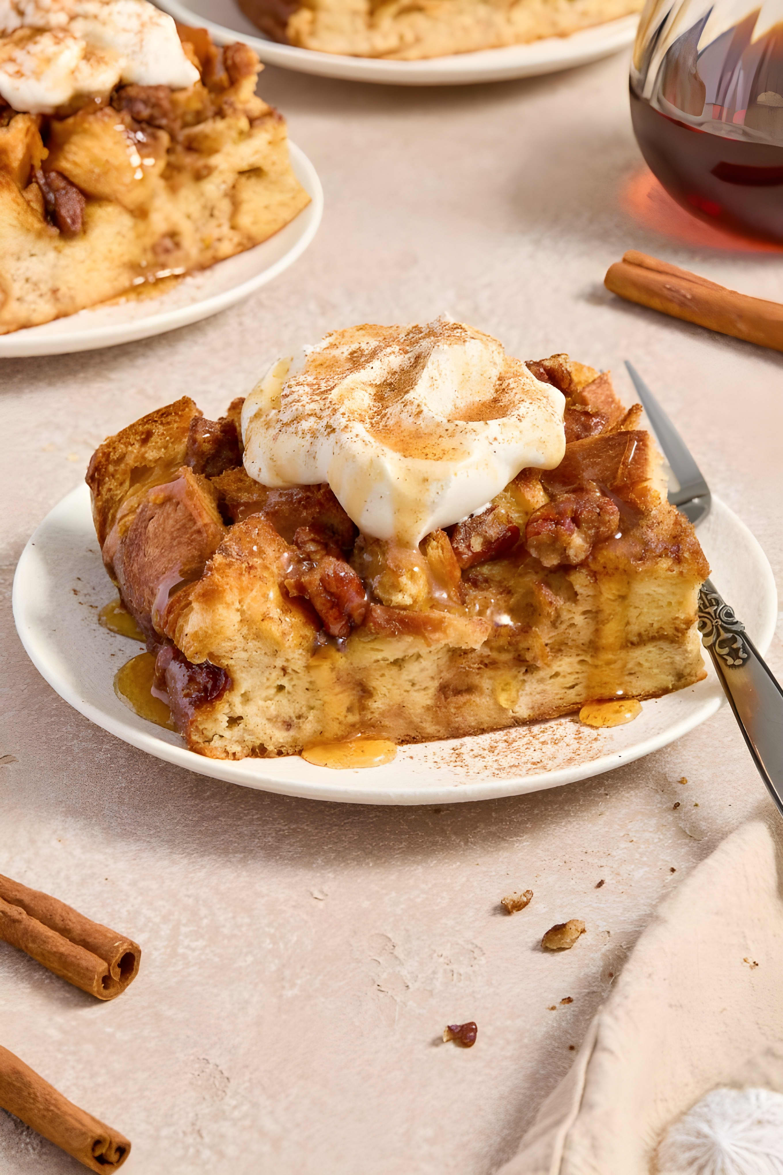 Overnight Eggnog French Toast Casserole