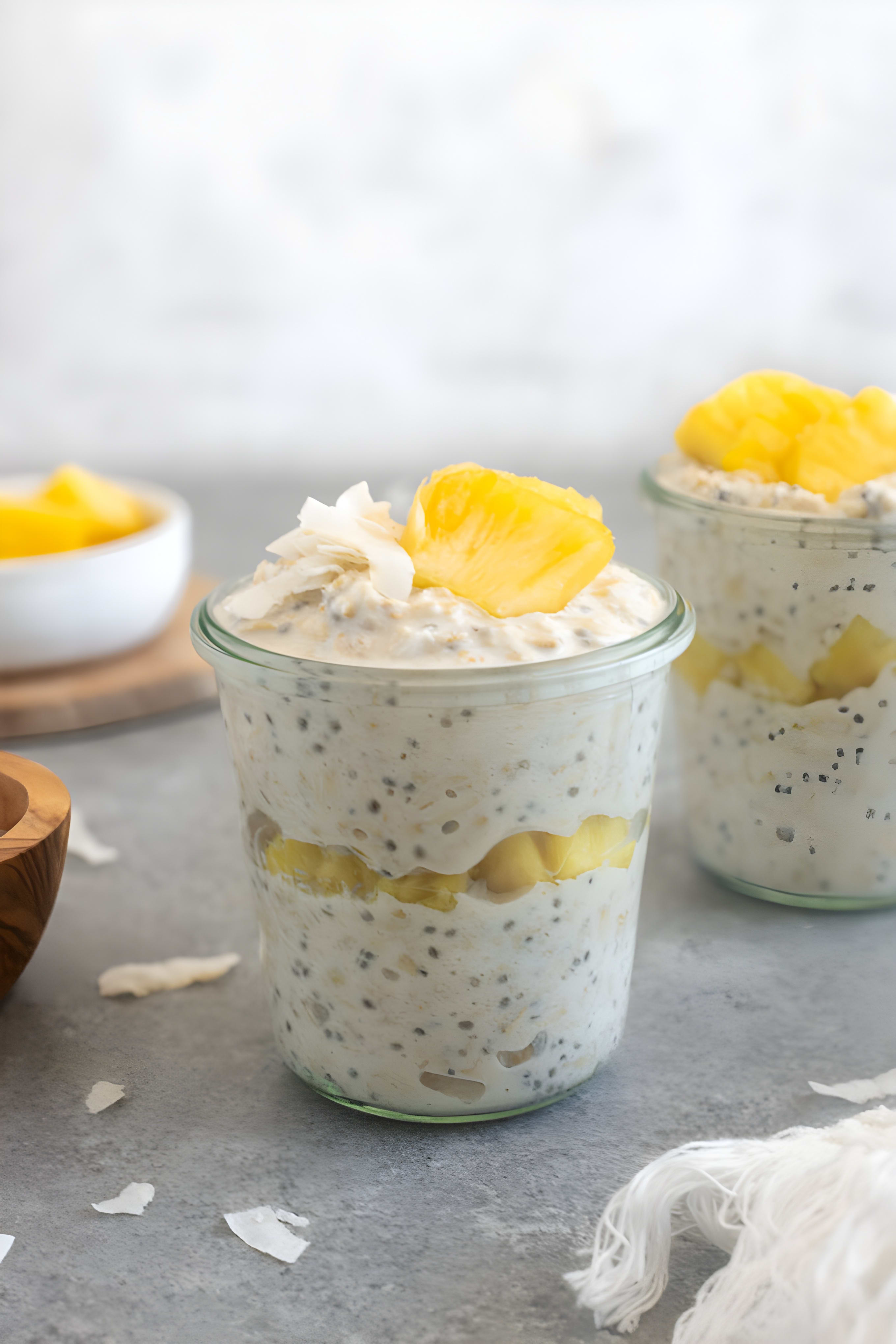 Pina Colada Overnight Oats