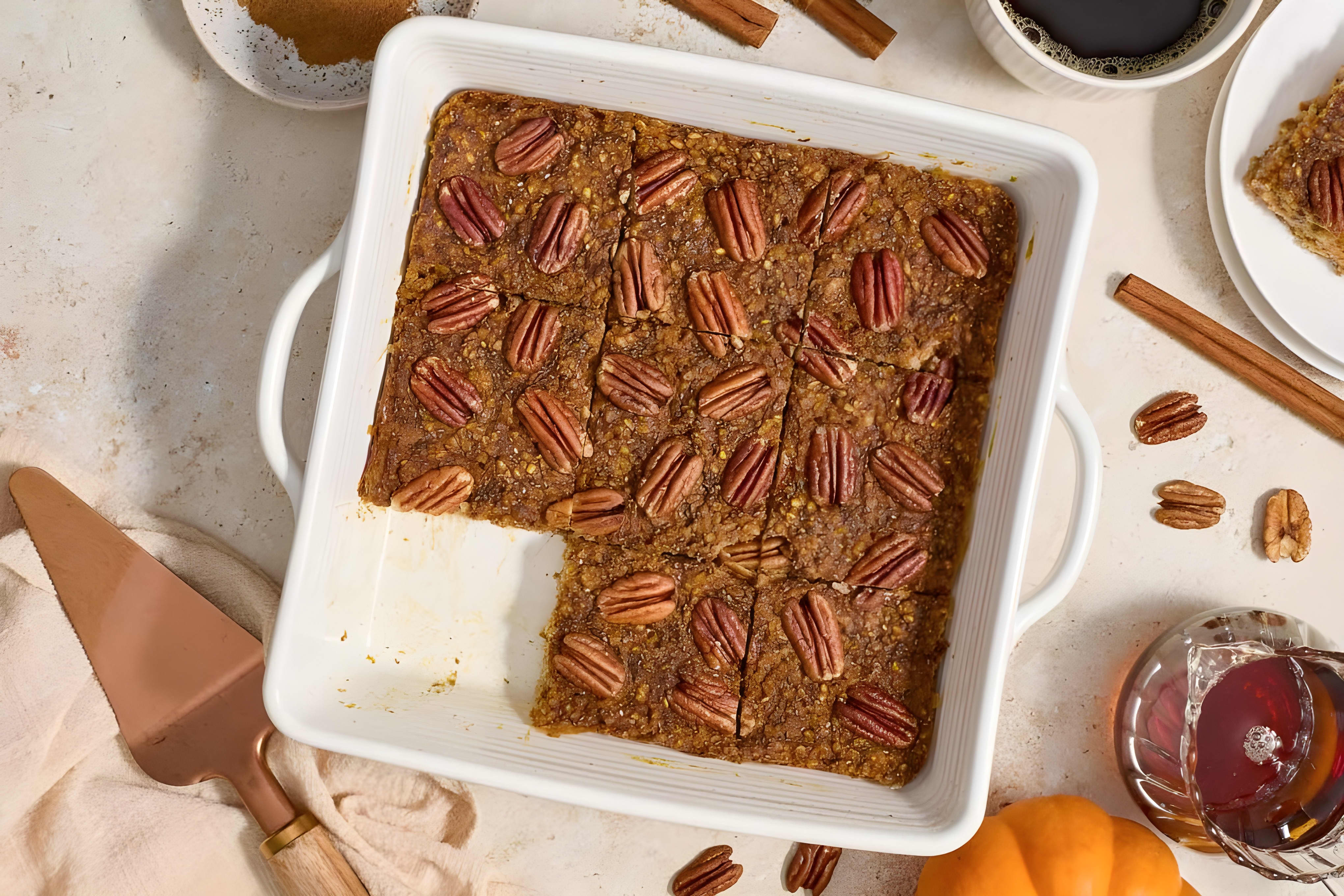 Pumpkin Baked Steel Cut Oatmeal