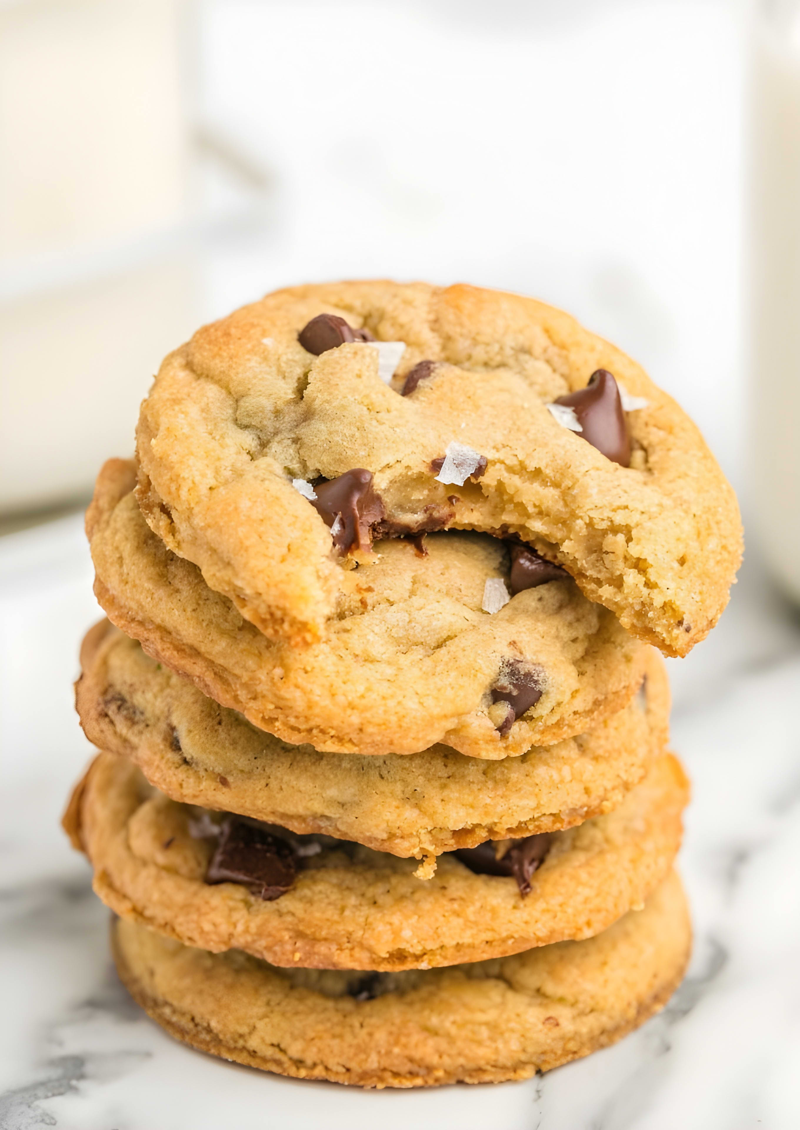 Salted Chocolate Chip Cookies