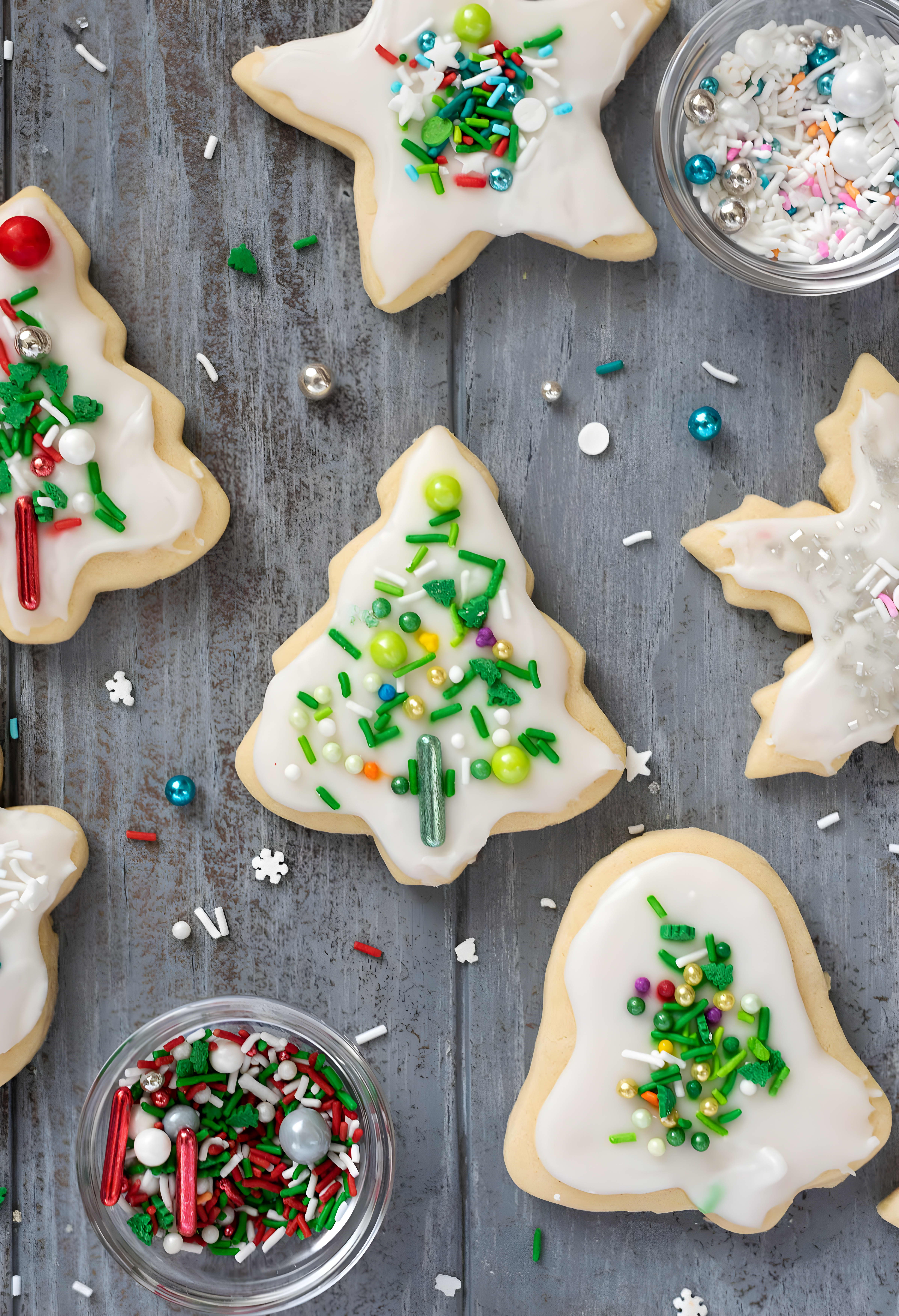 Soft Christmas Cut Out Sugar Cookies