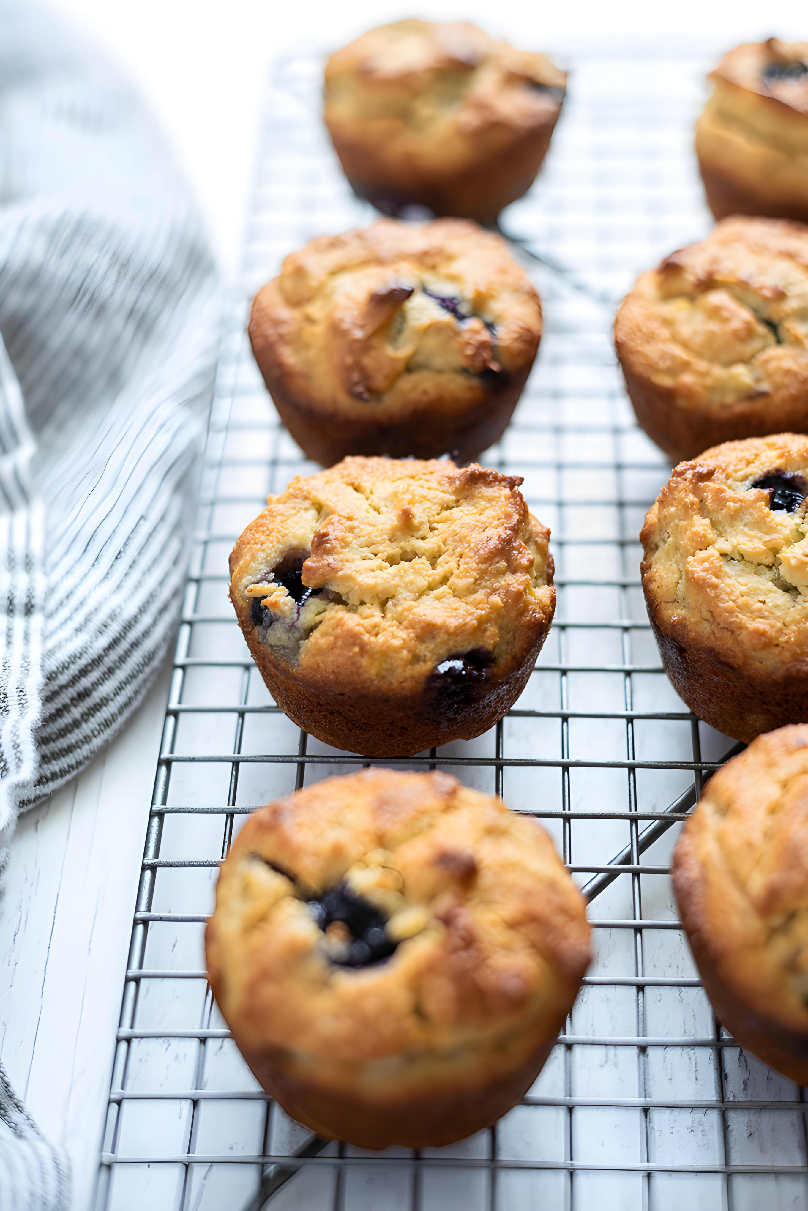Almond Flour Banana Blueberry Muffins cover
