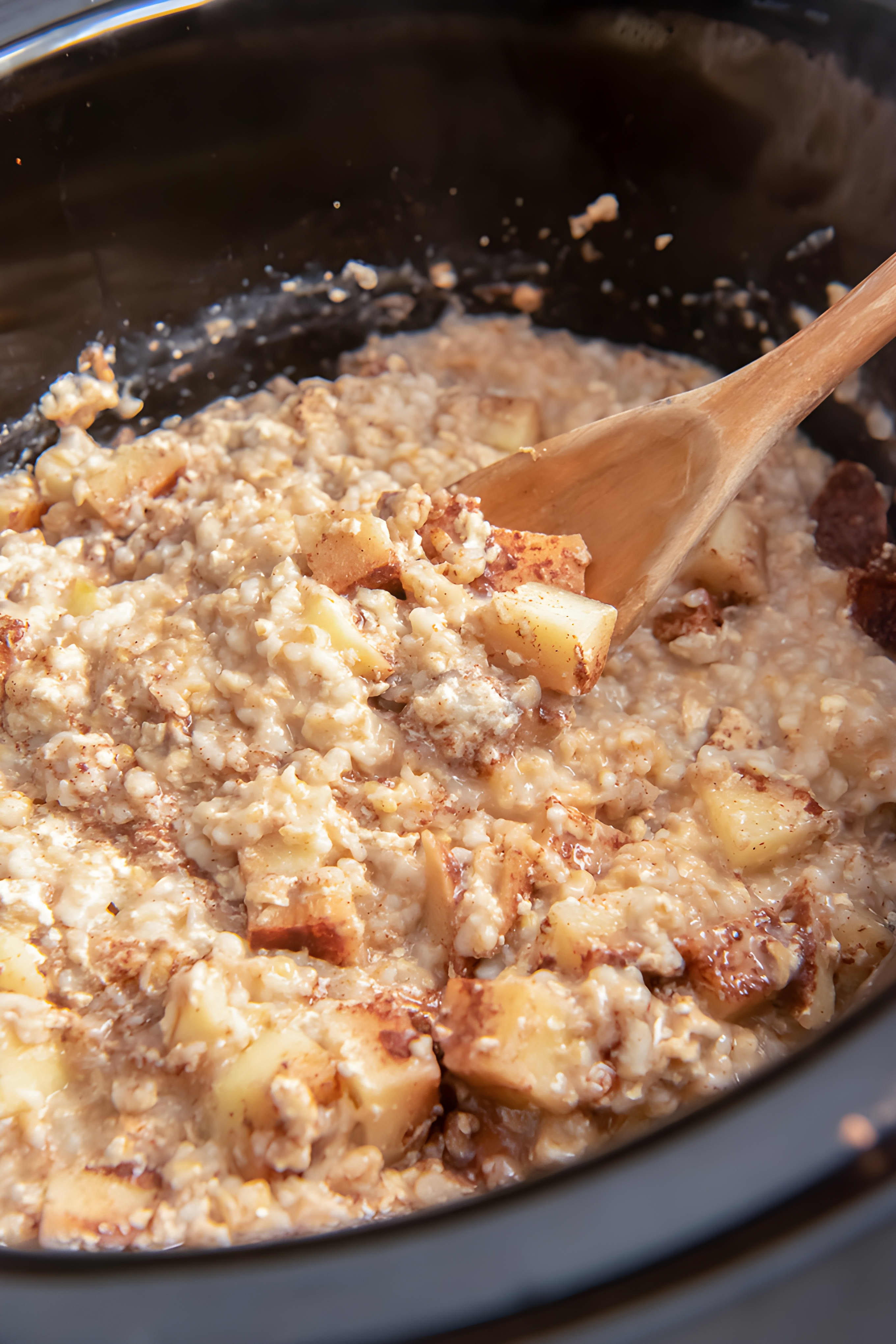 Apple Crockpot Steel Cut Oats