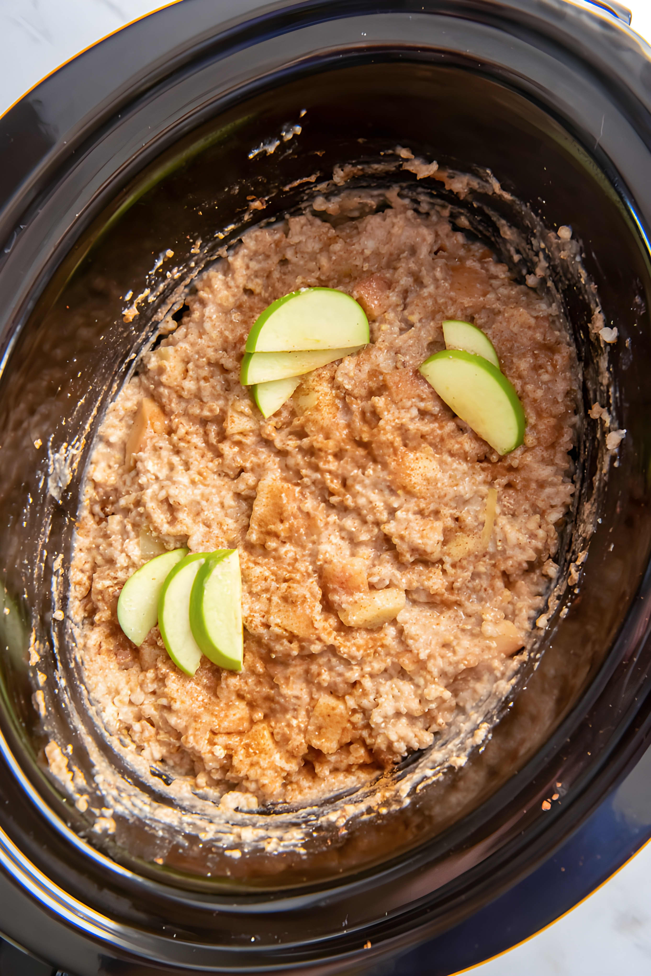 Apple Crockpot Steel Cut Oats