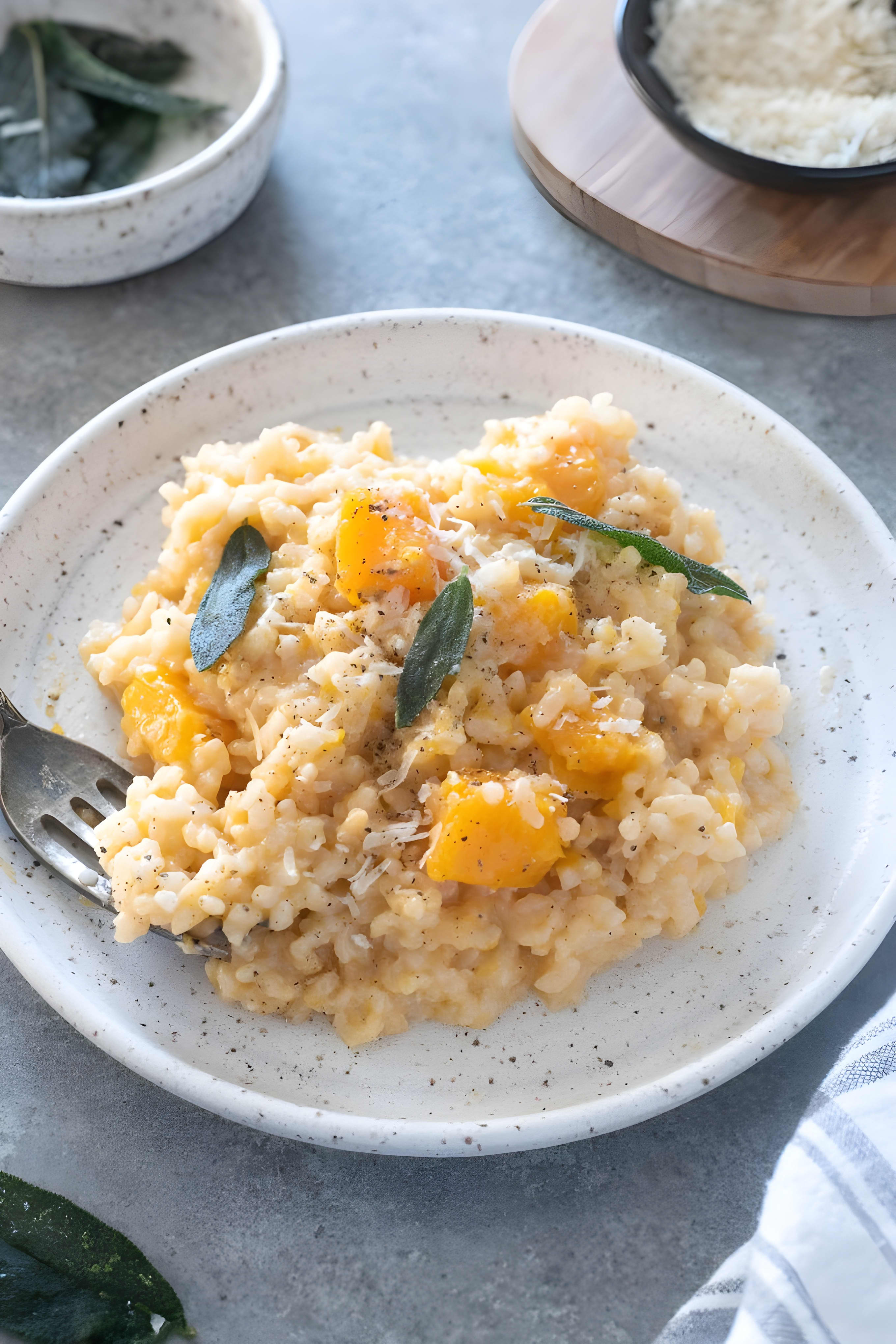 Baked Butternut Squash Risotto