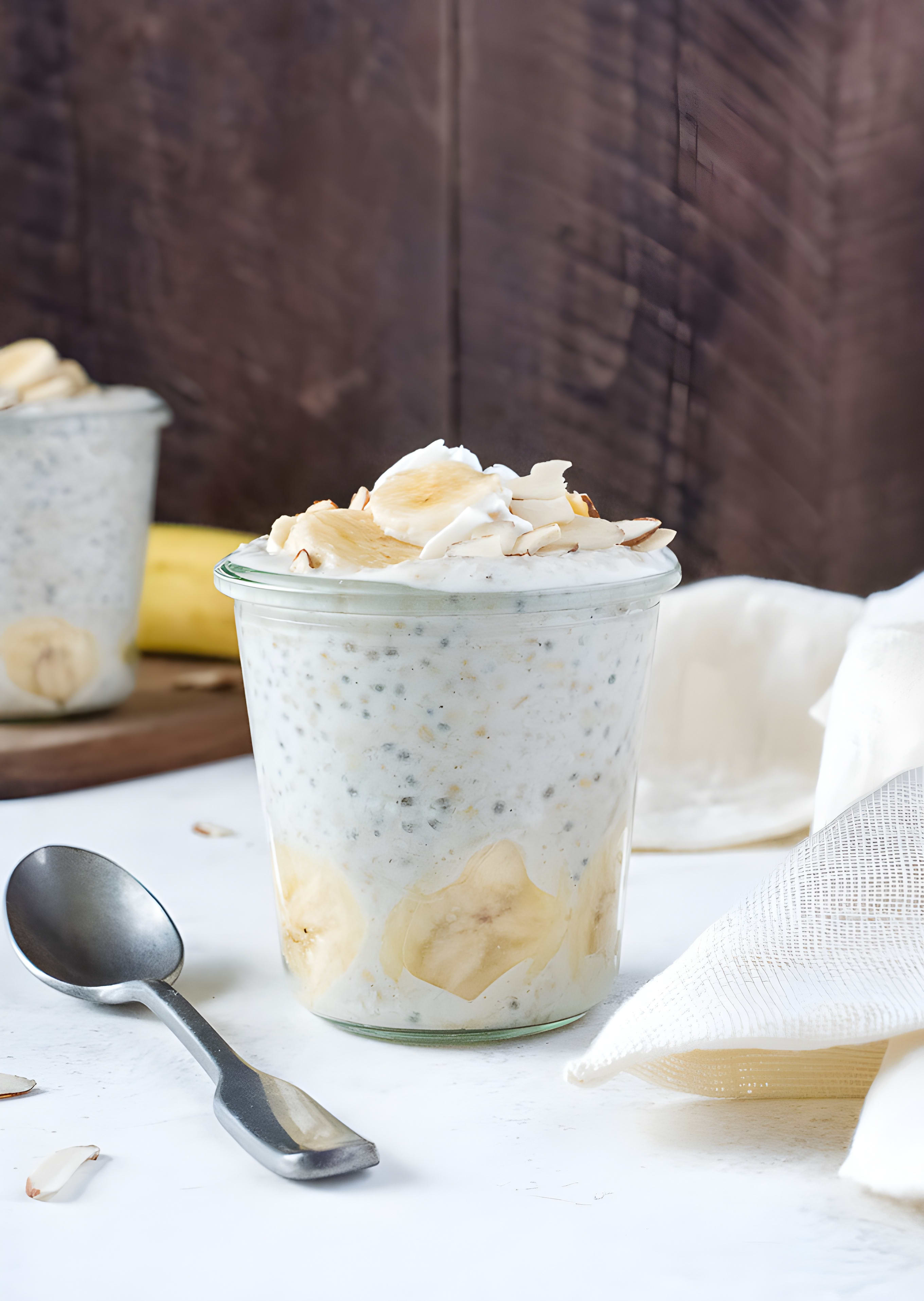 Banana Overnight Steel Cut Oats