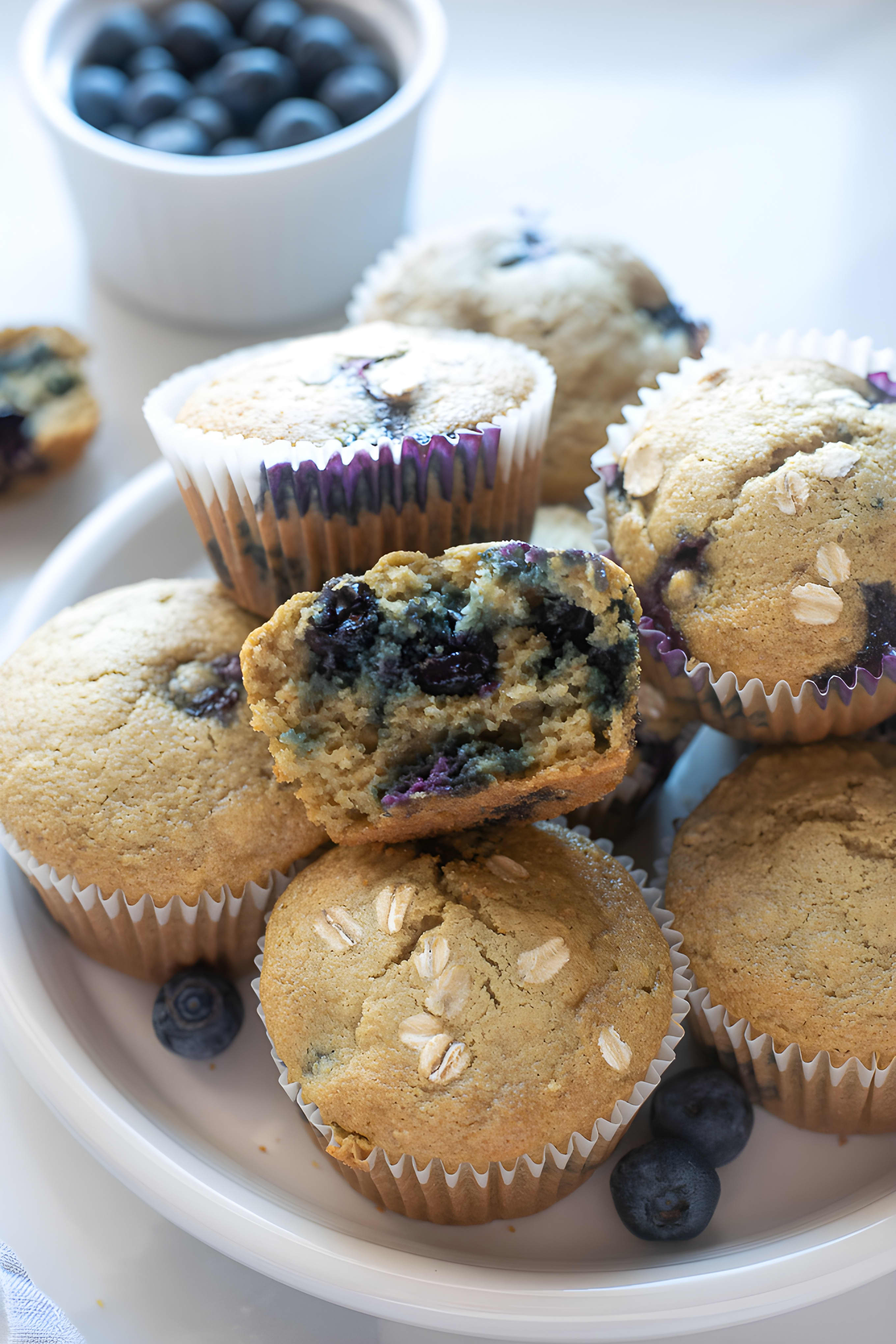 Blueberry Oatmeal Muffins