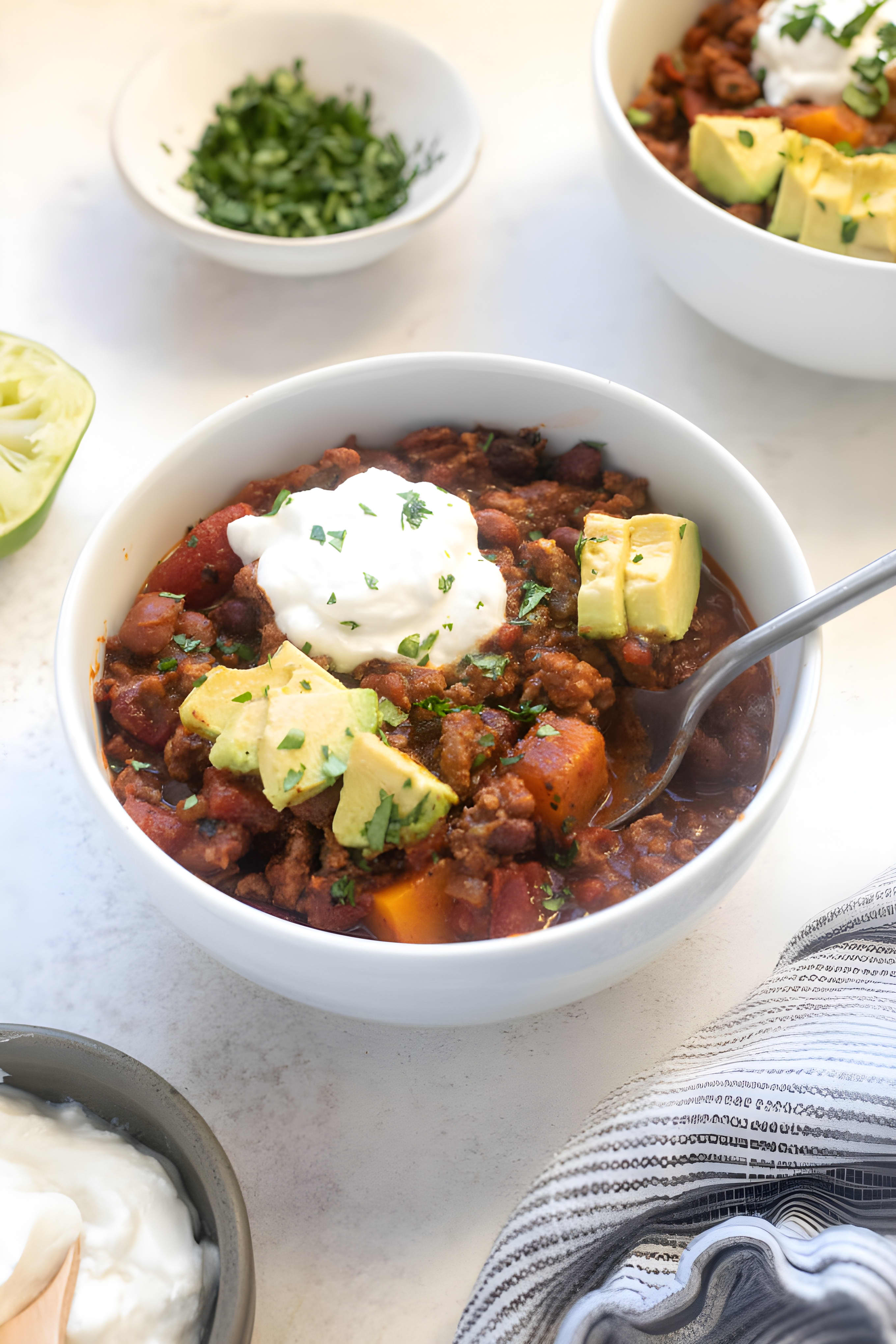 Butternut Squash Turkey Chili
