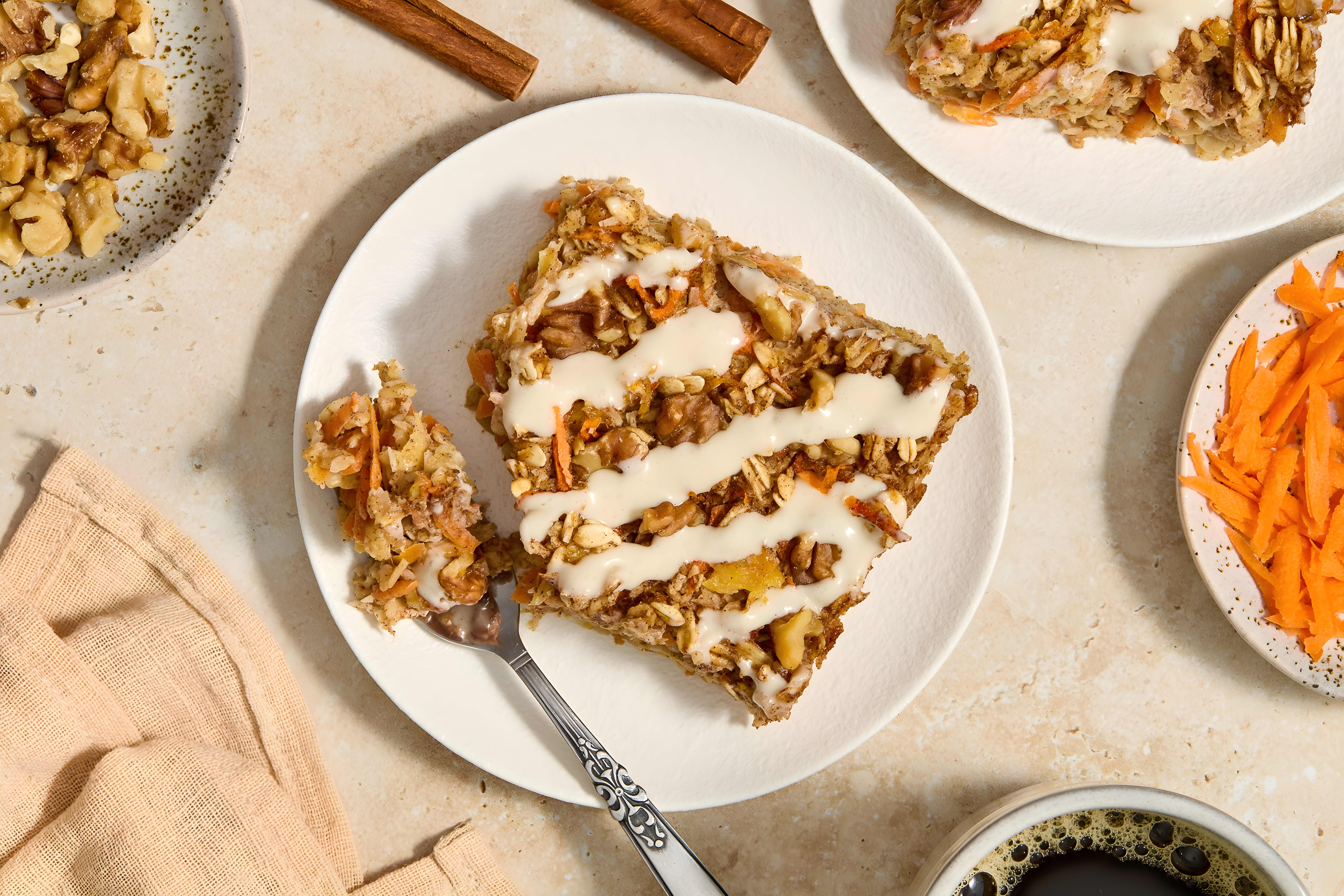 Carrot Cake Baked Oatmeal