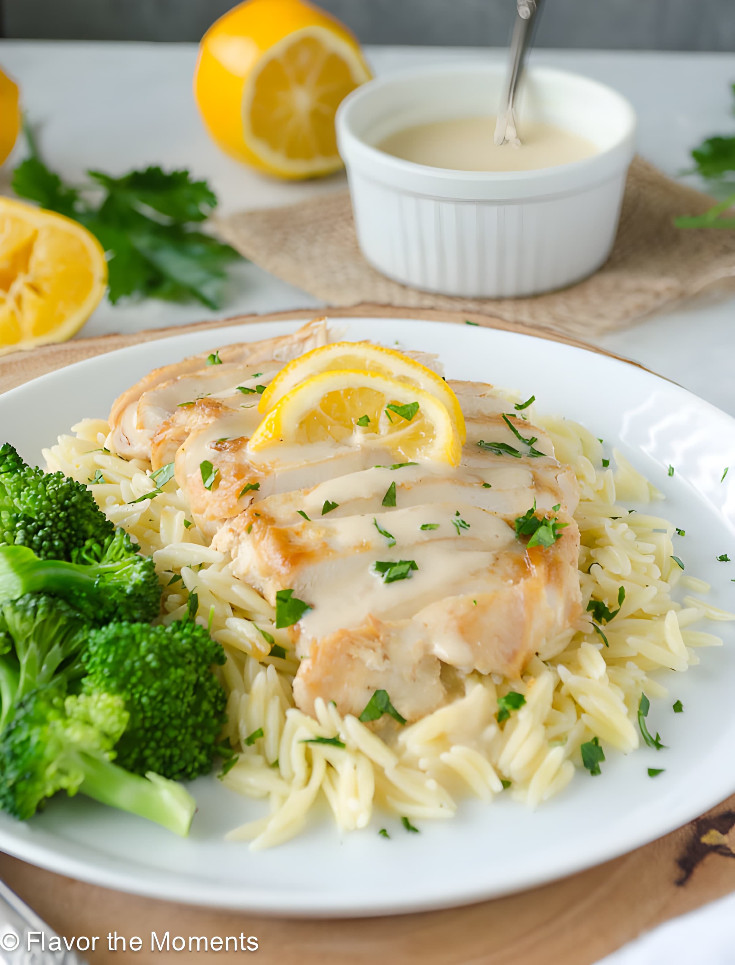 Chicken with Greek Avgolemono Sauce