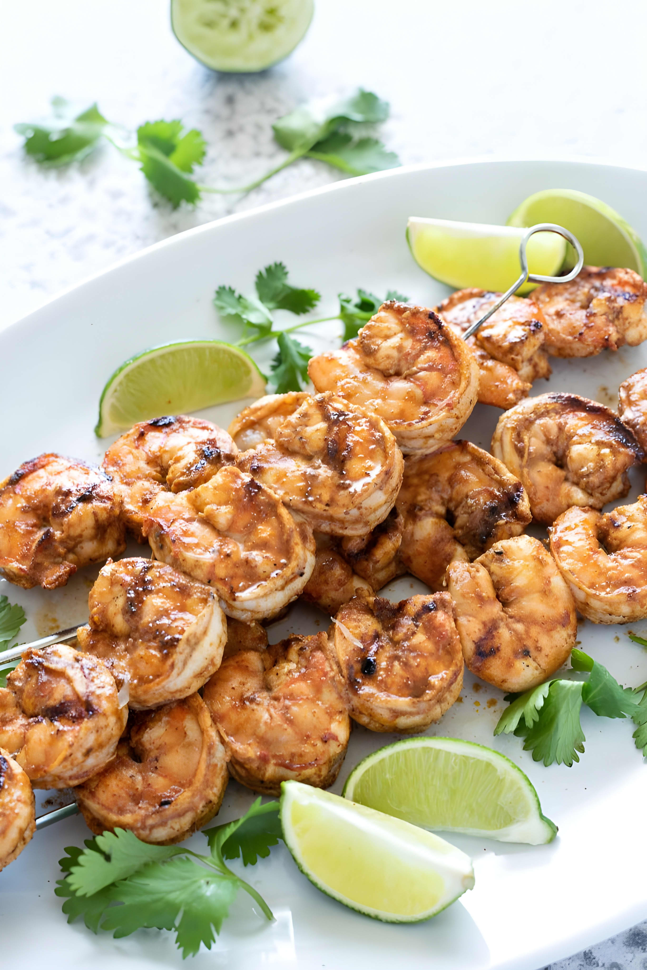 Chili Lime Grilled Shrimp Skewers cover