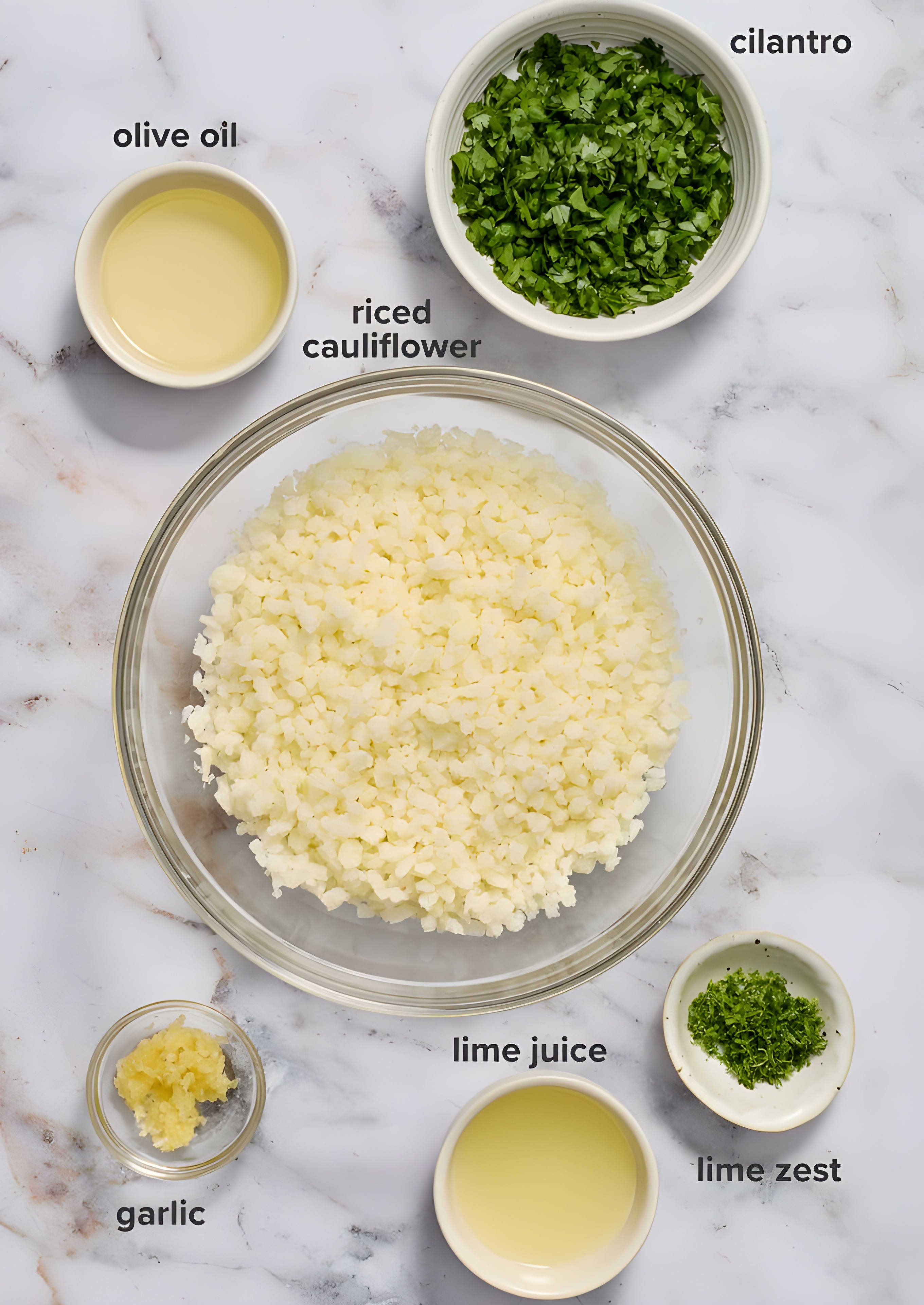 Cilantro Lime Cauliflower Rice