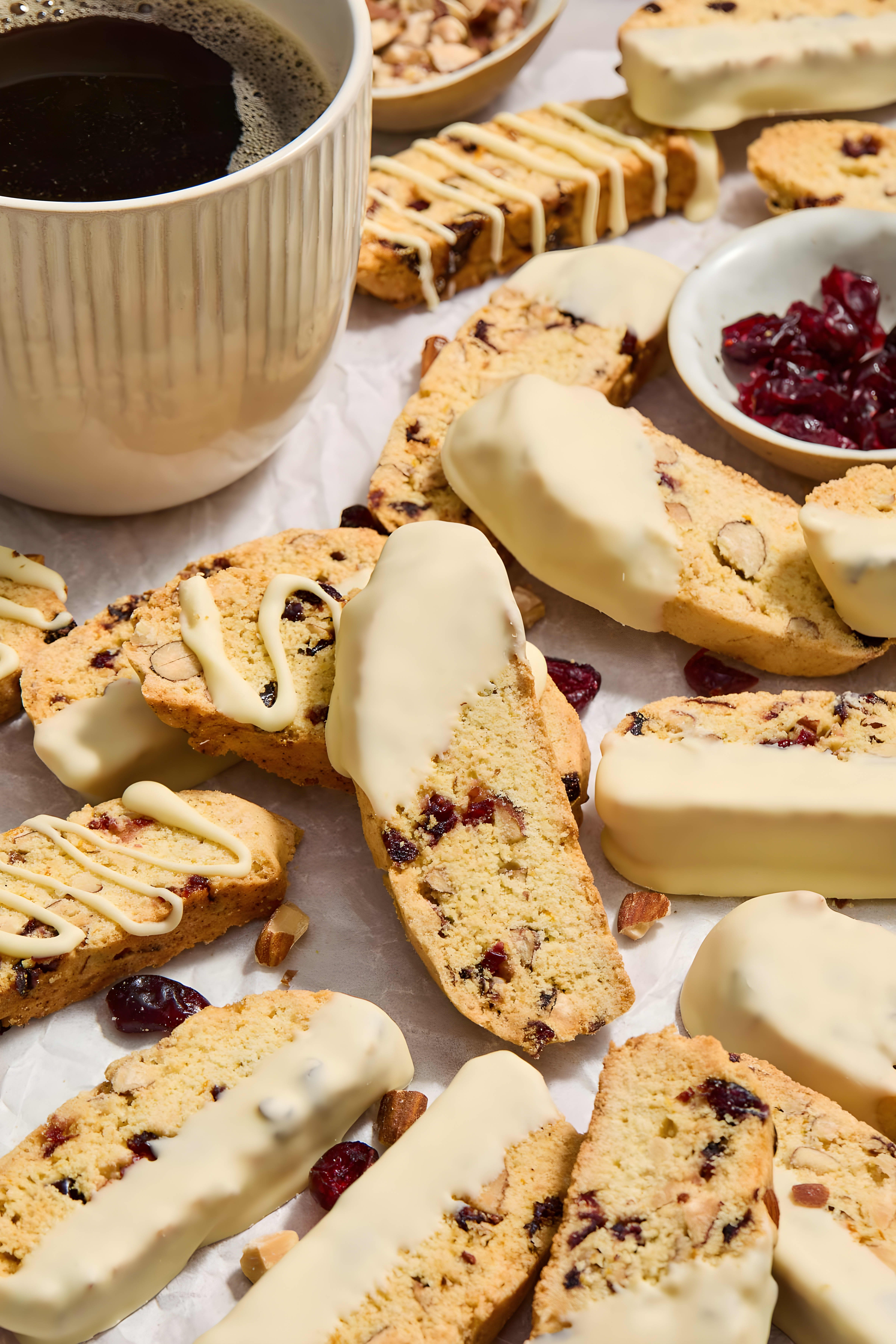 Cranberry Orange Biscotti