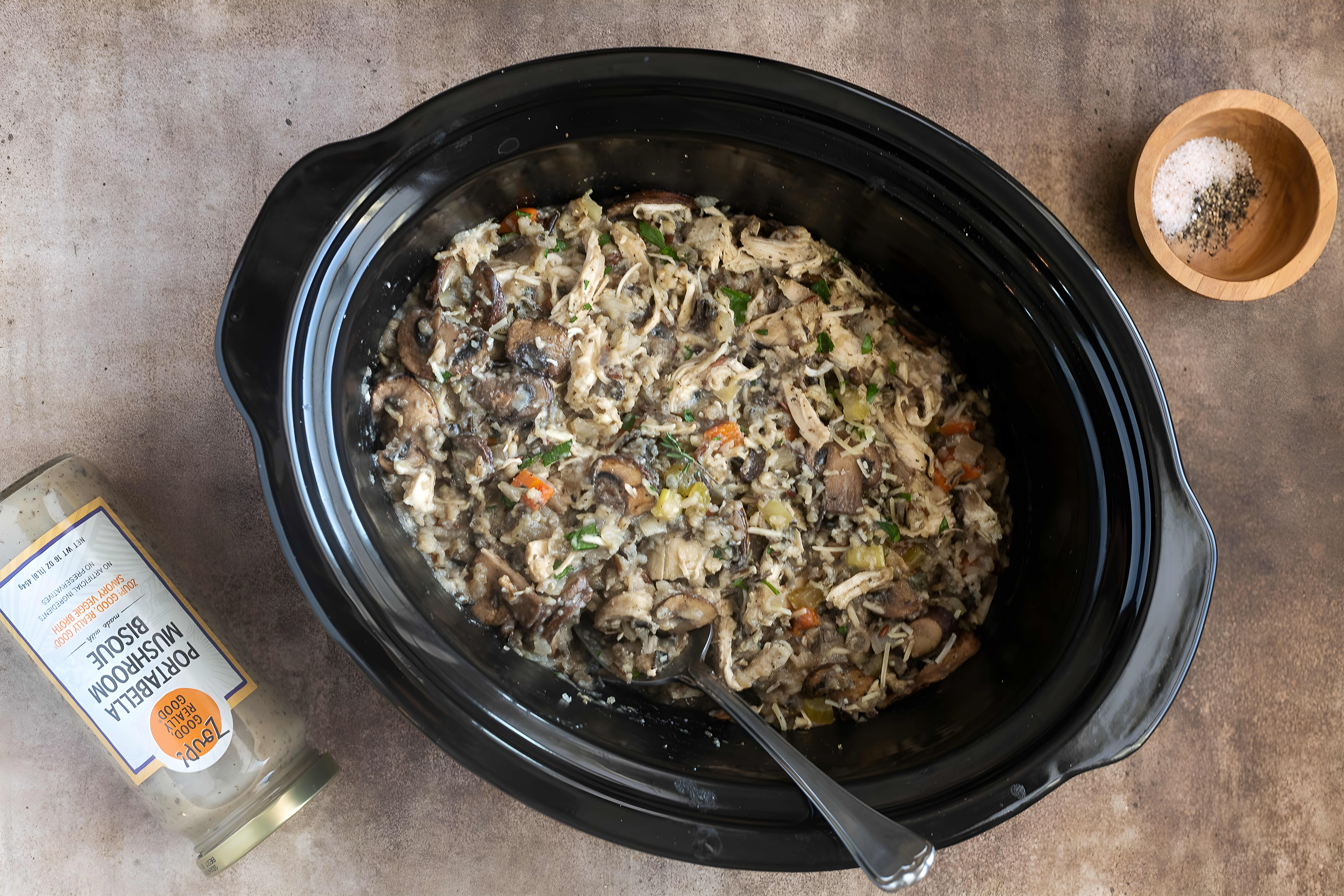 Crock Pot Chicken and Wild Rice Casserole