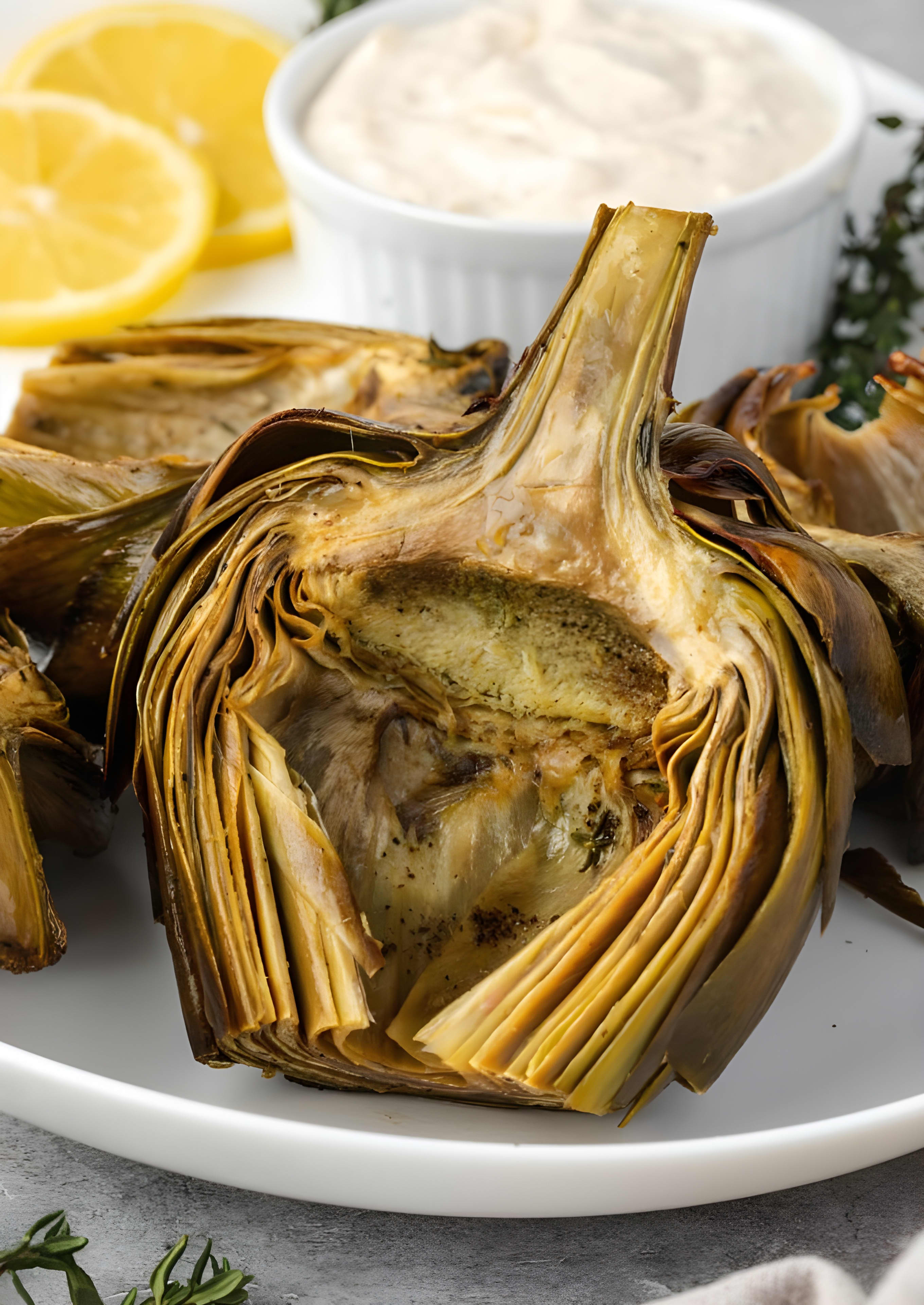 Easy Roasted Artichokes