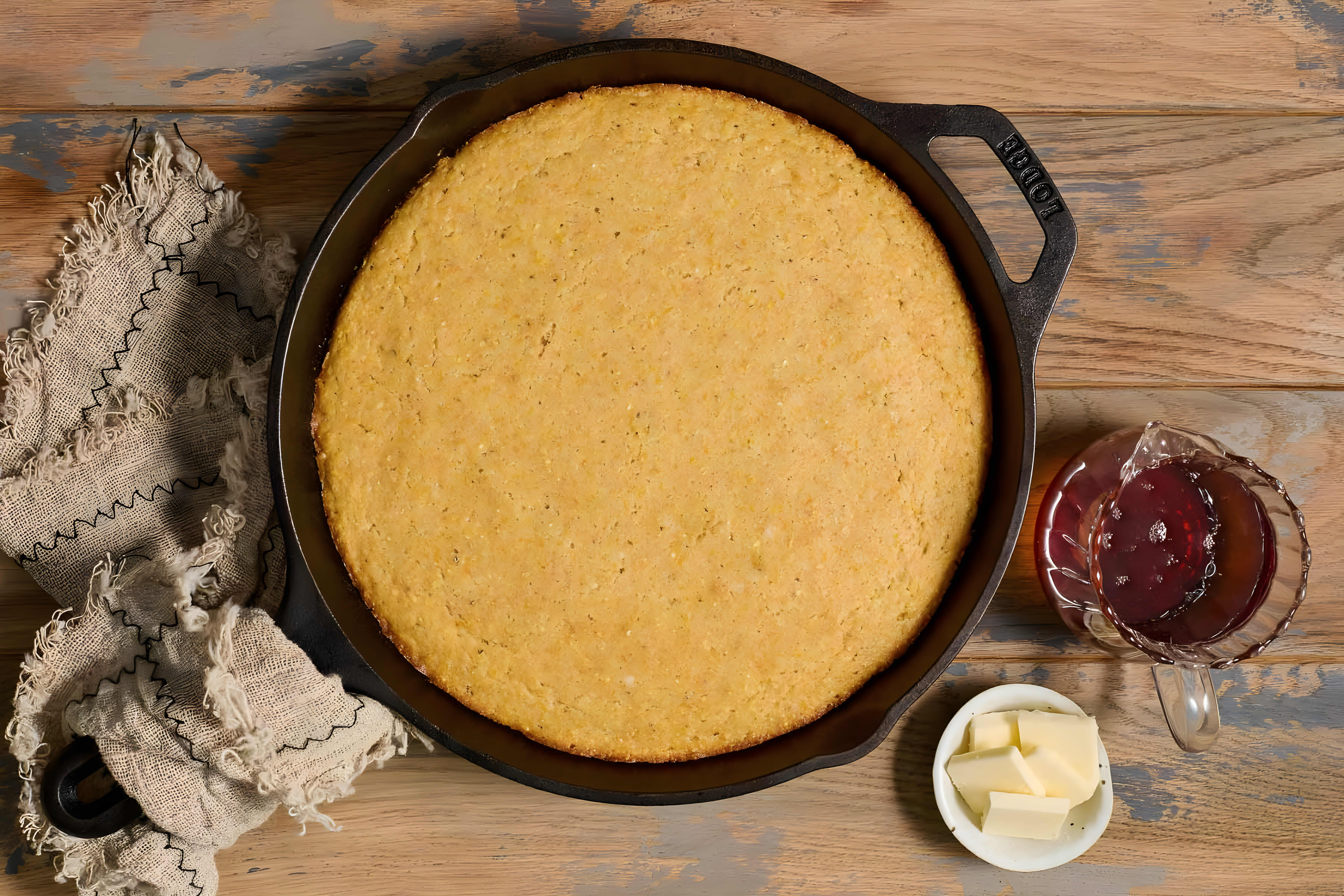 Easy Skillet Cornbread Recipe