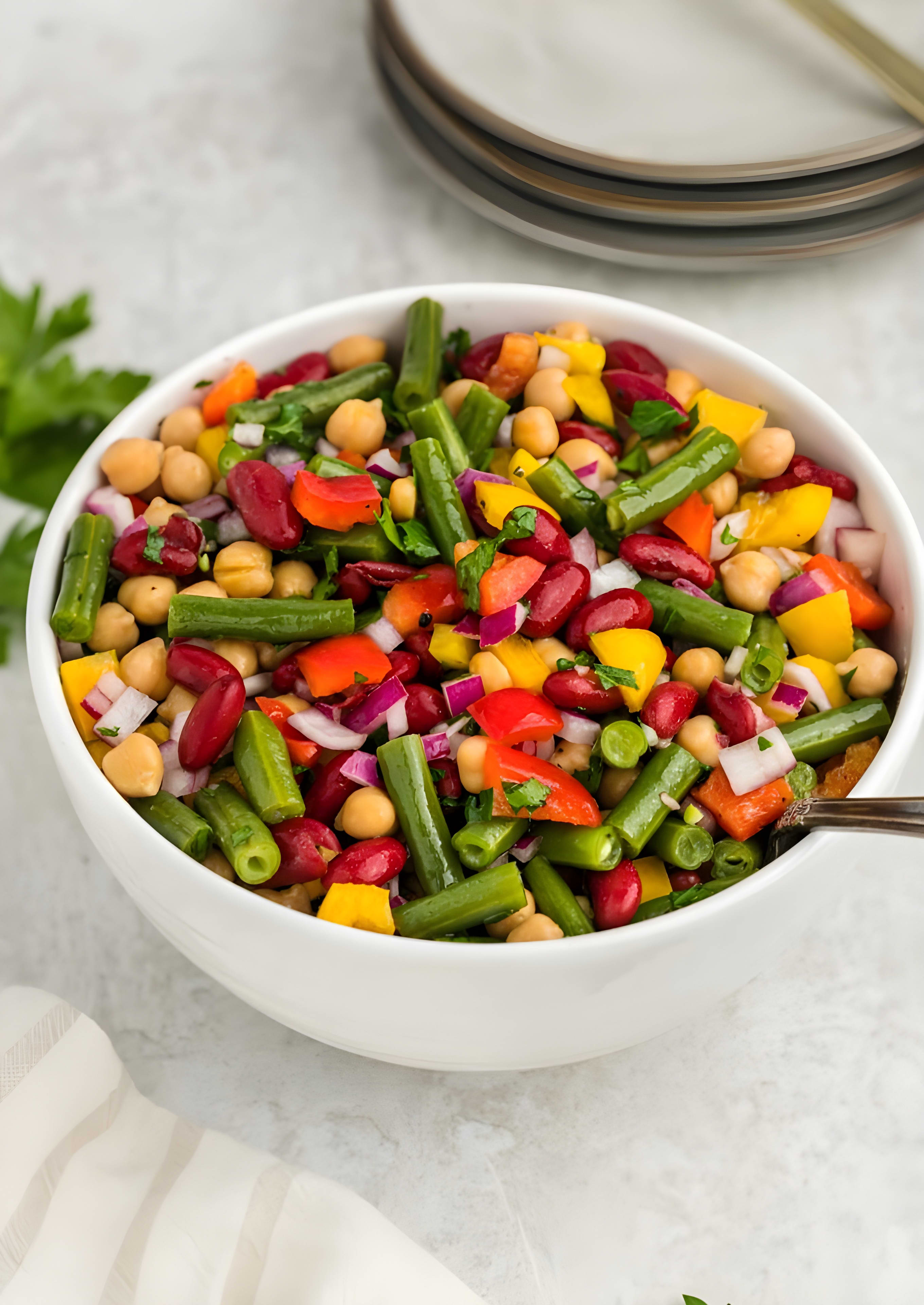Easy Three Bean Salad Recipe