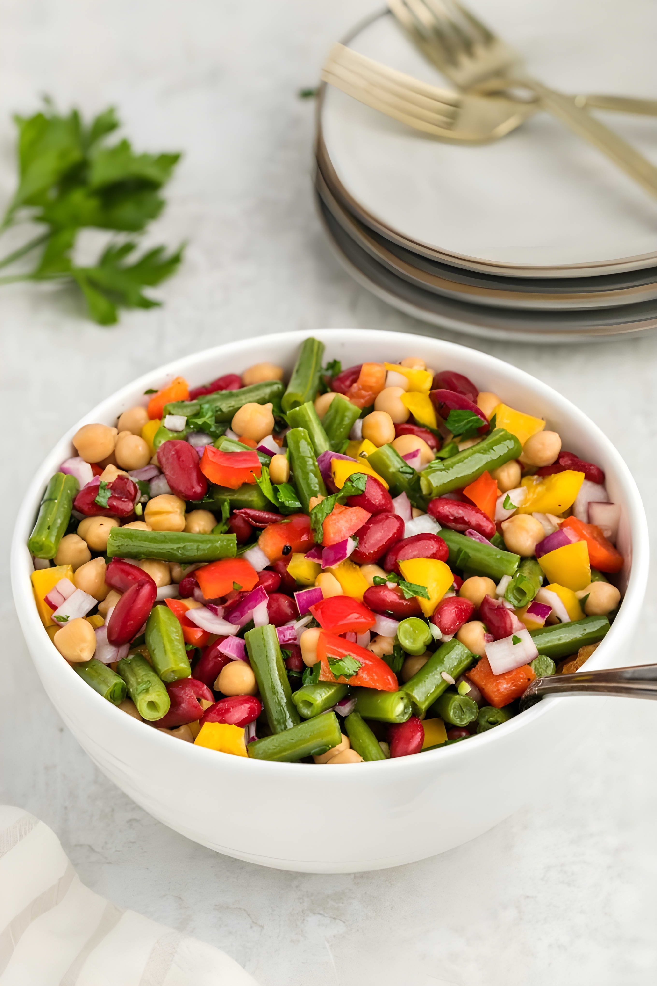 Easy Three Bean Salad Recipe
