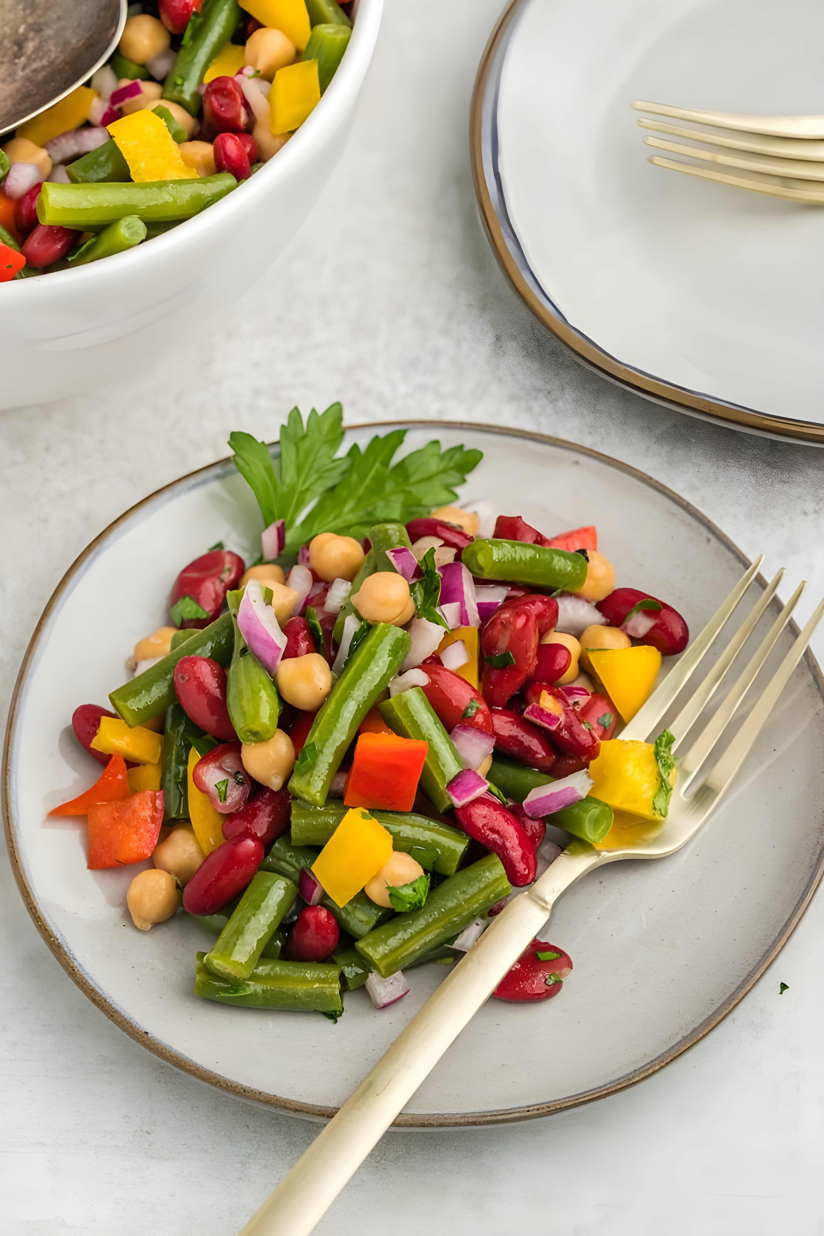 Easy Three Bean Salad Recipe