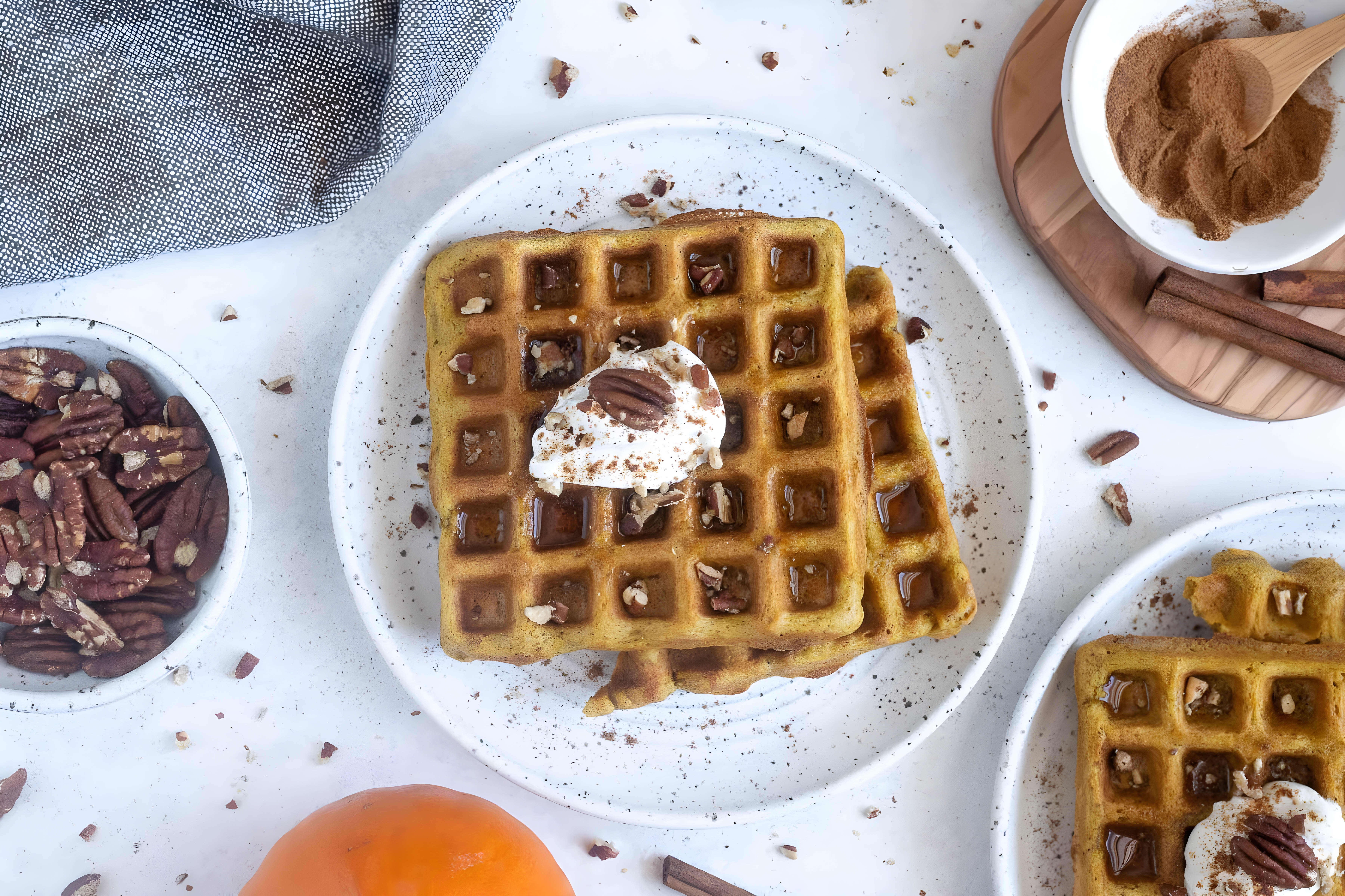 Gluten-Free Pumpkin Spice Waffles
