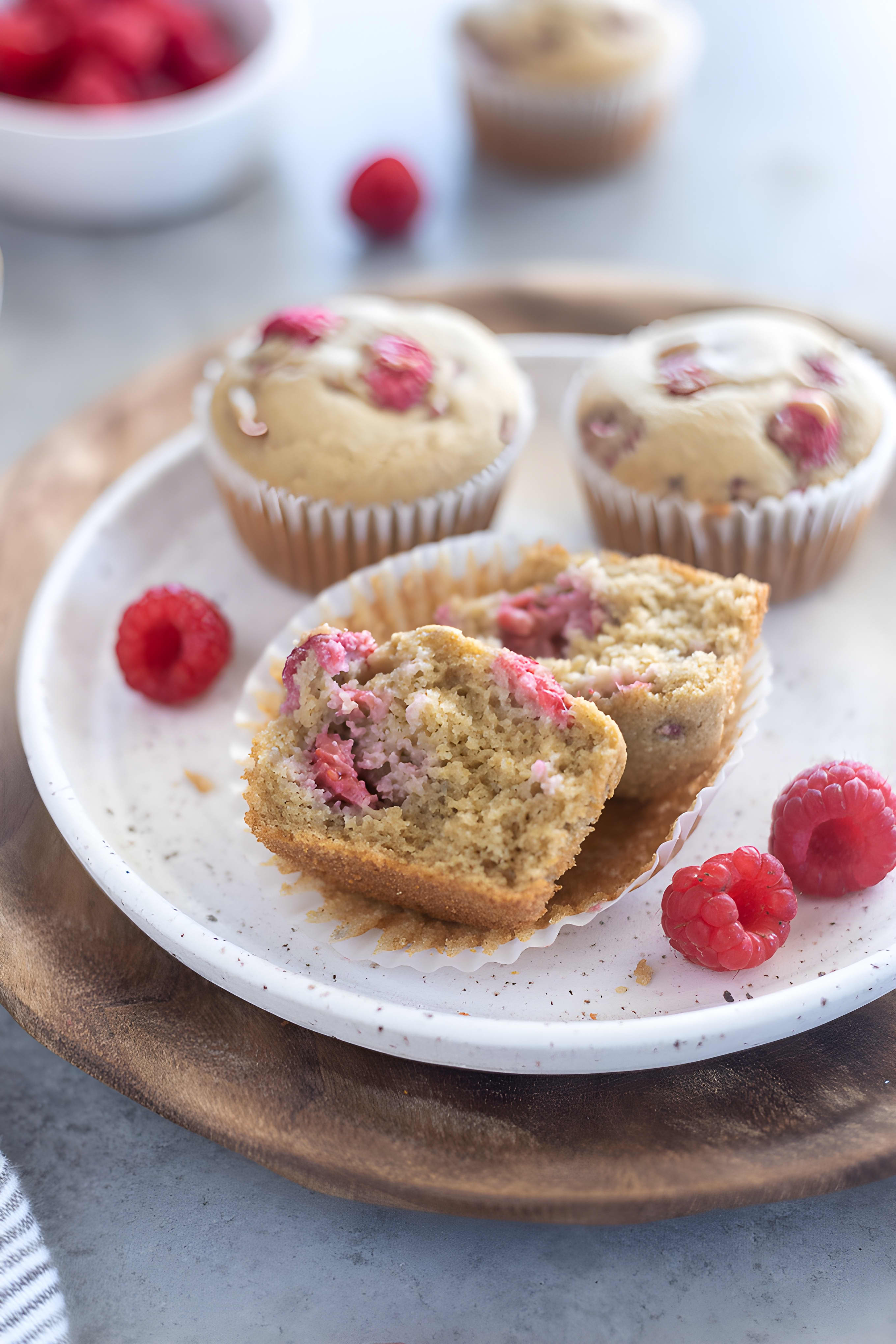 Gluten-Free Raspberry Muffins