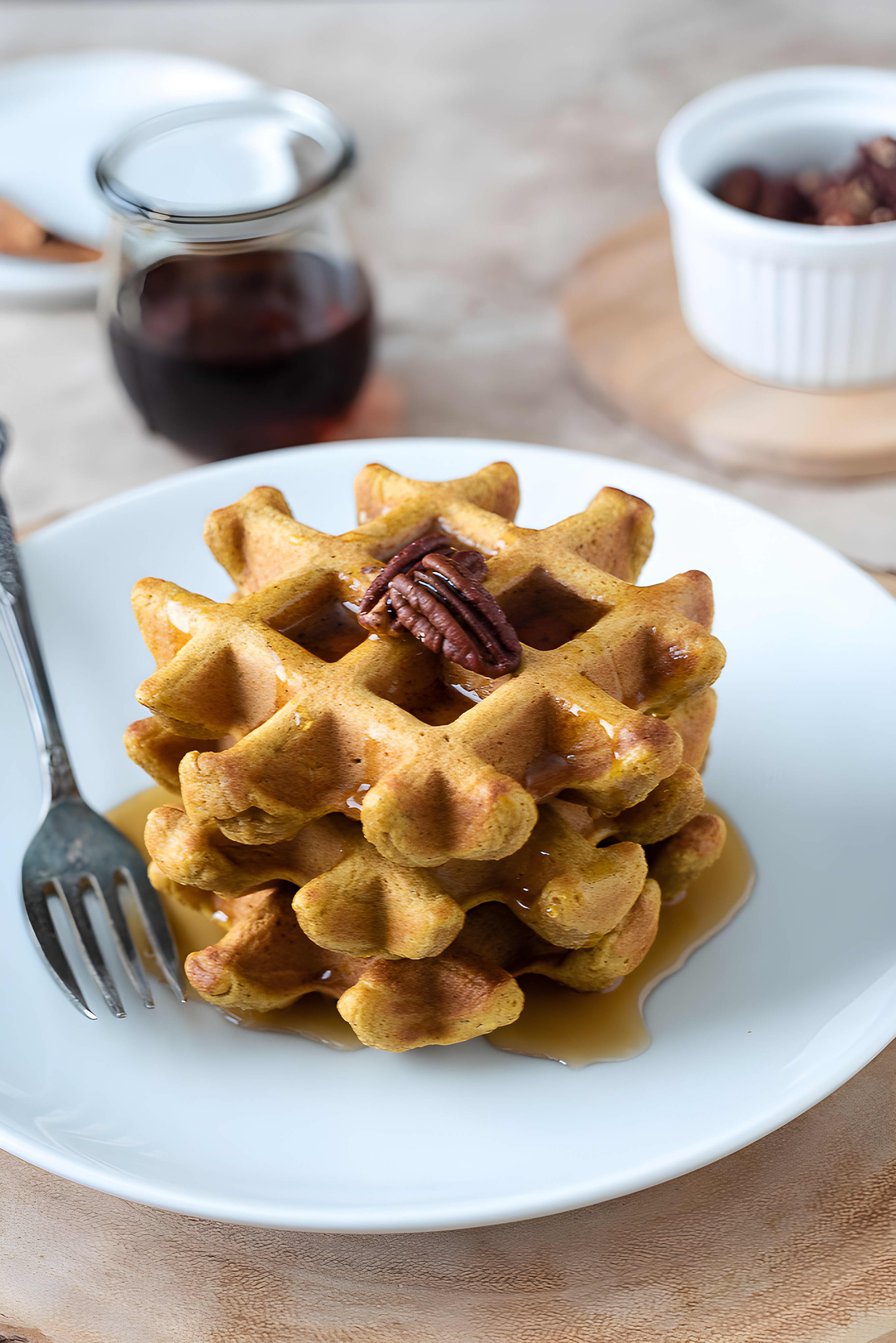 Gluten-Free Sweet Potato Waffles