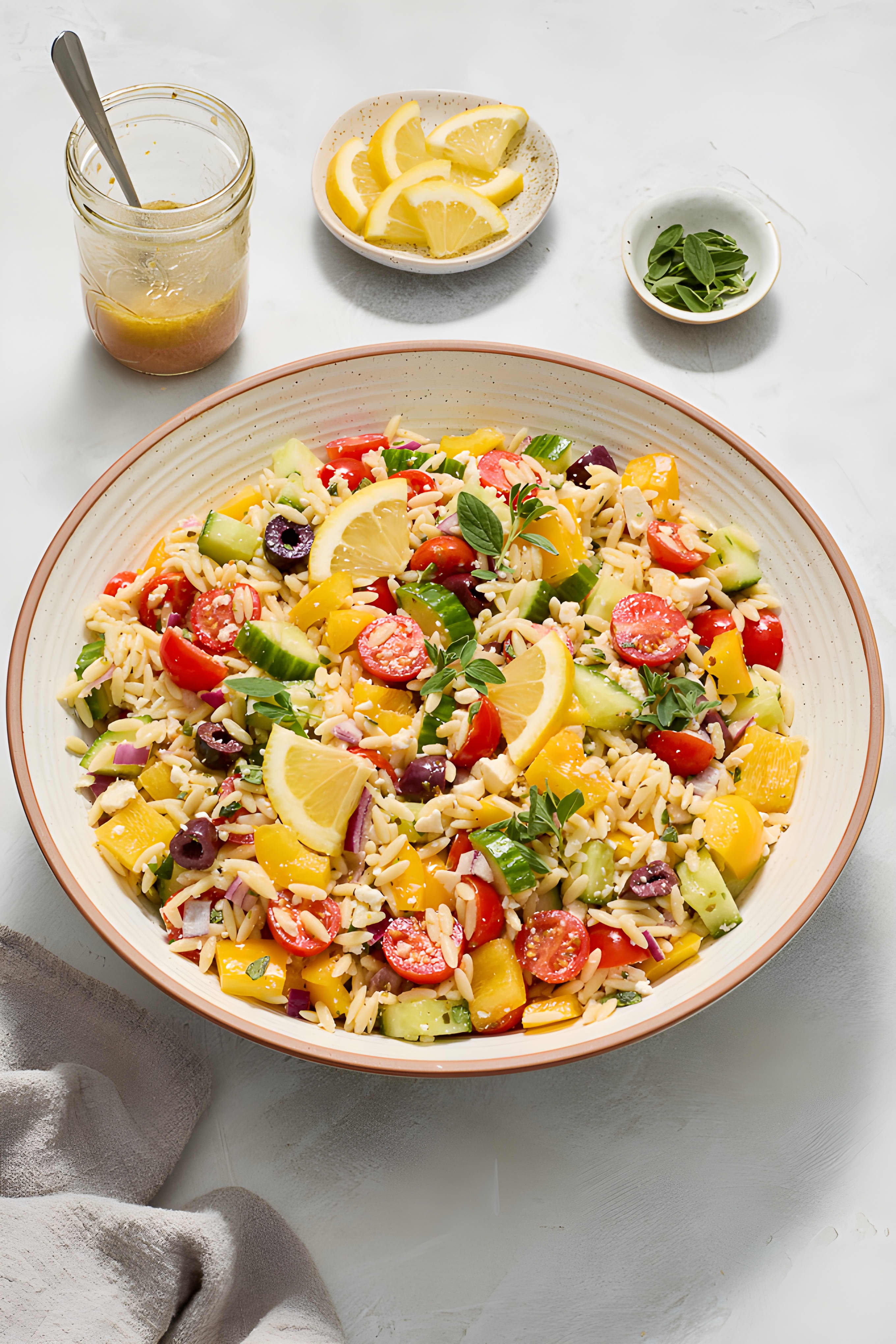 Greek Orzo Salad Recipe