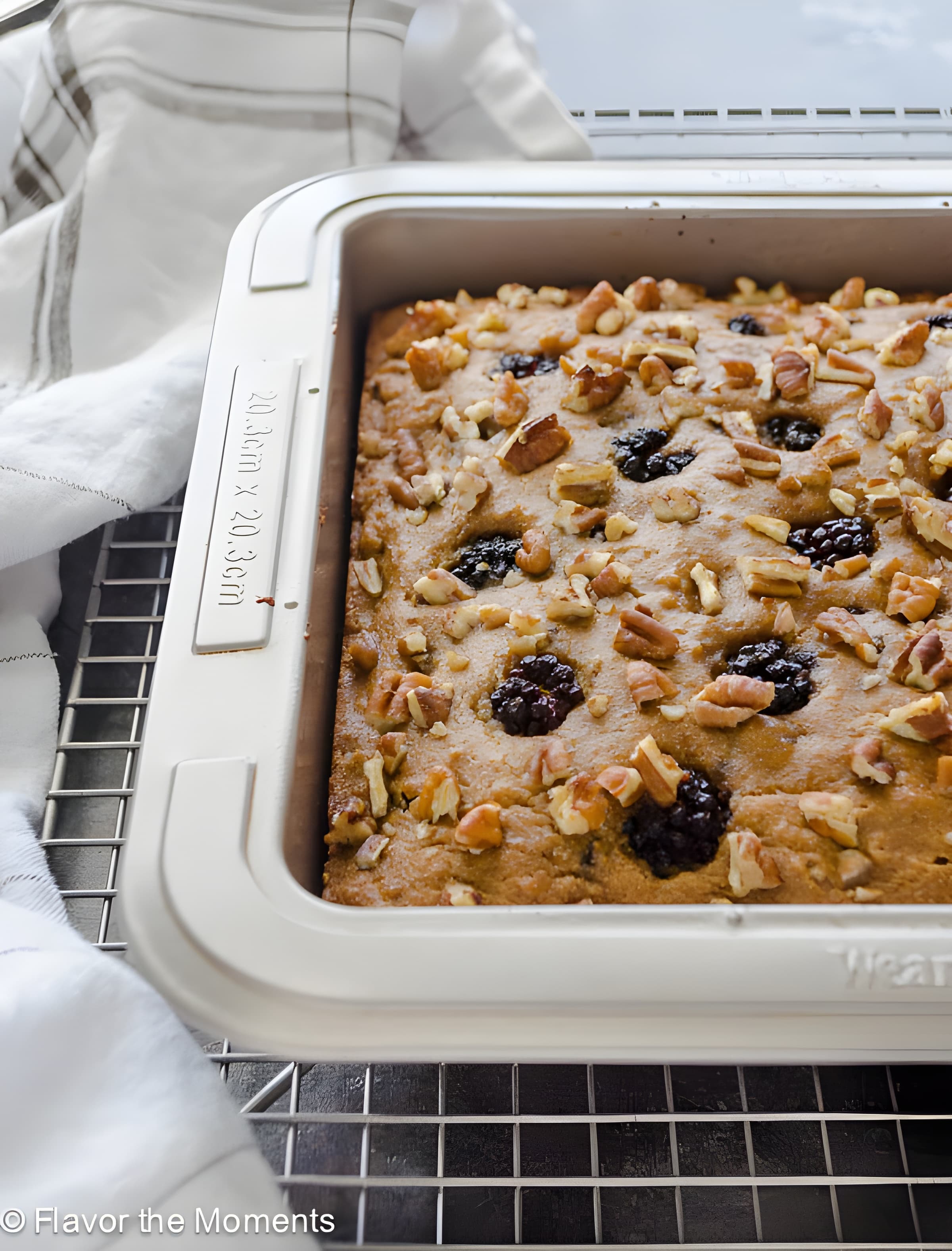 Healthy Blackberry Snack Cake