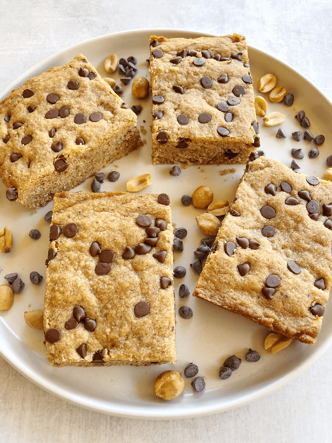 Vegan Blondies with Peanut Butter cover