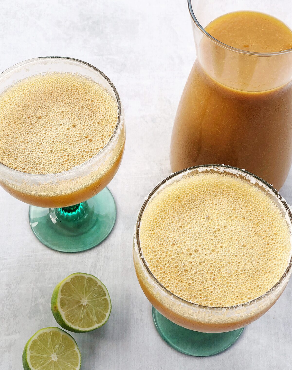 Fresh Peach Margaritas cover