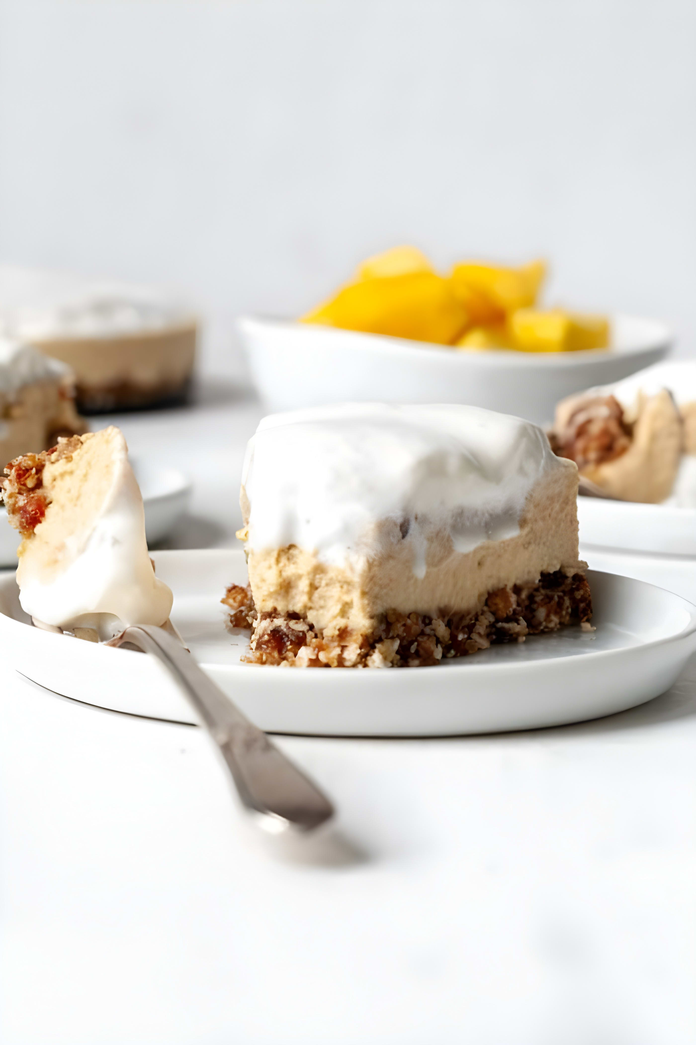 Vegan Mango Cheesecake (No Bake & Raw)