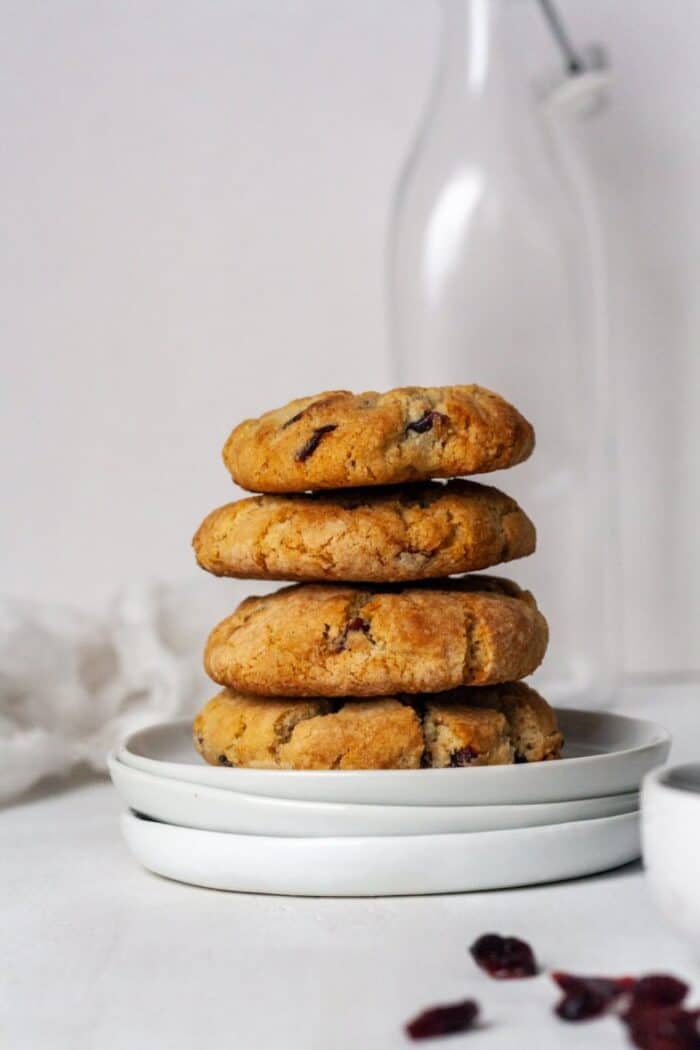 Paleo Orange Cranberry Cookies