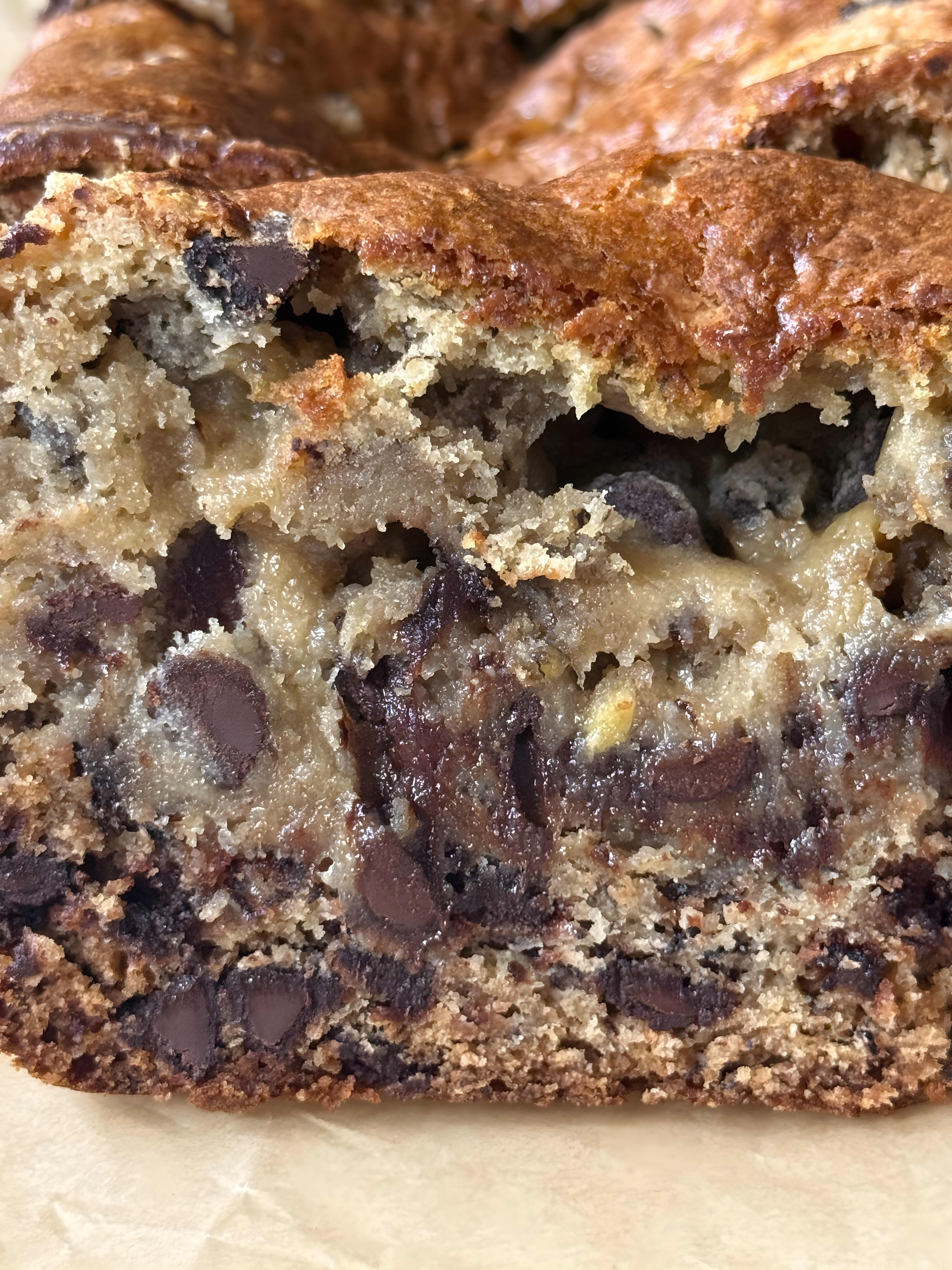 Cookie Dough Banana Bread