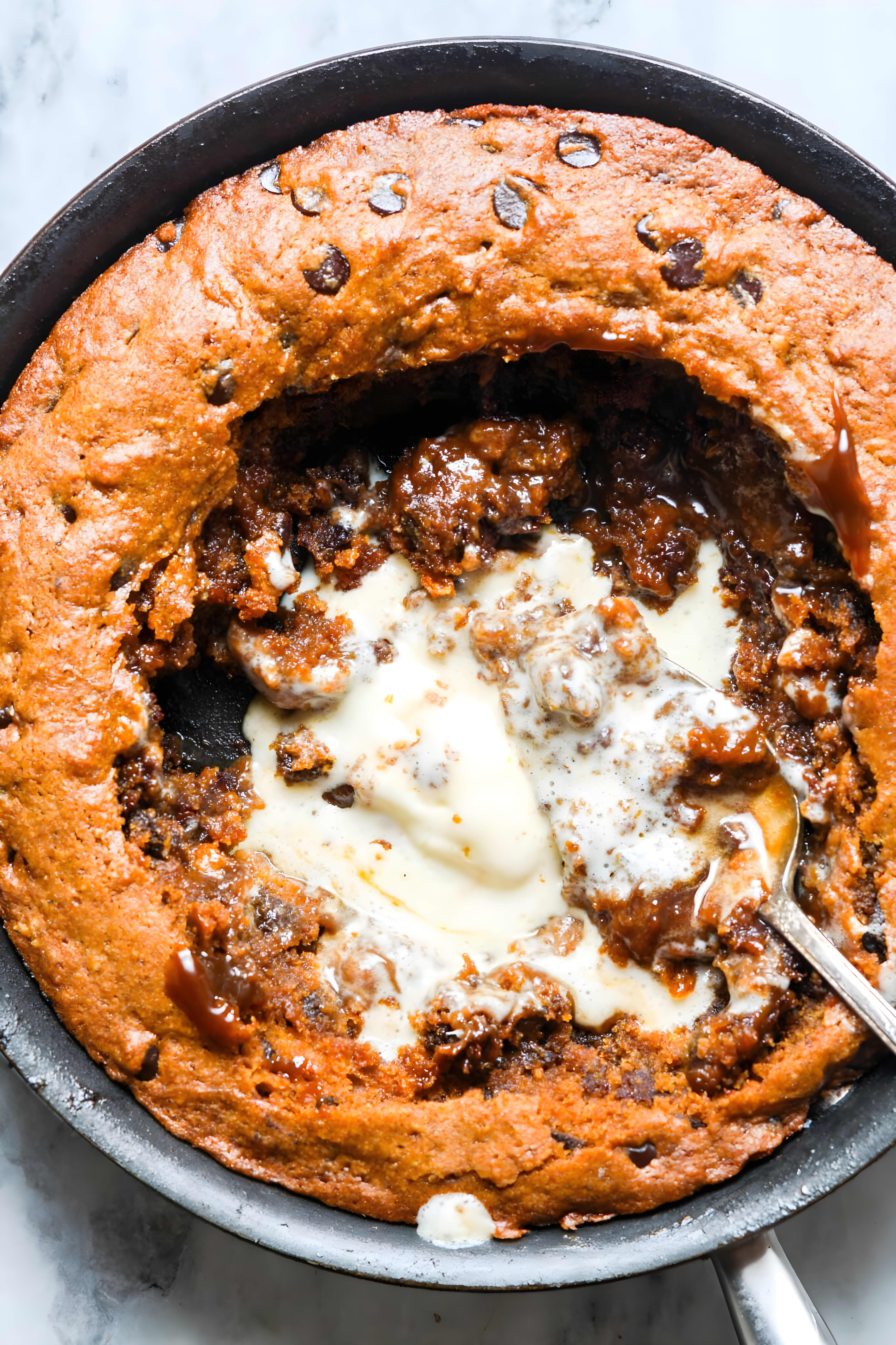 Pumpkin Skillet Cookie