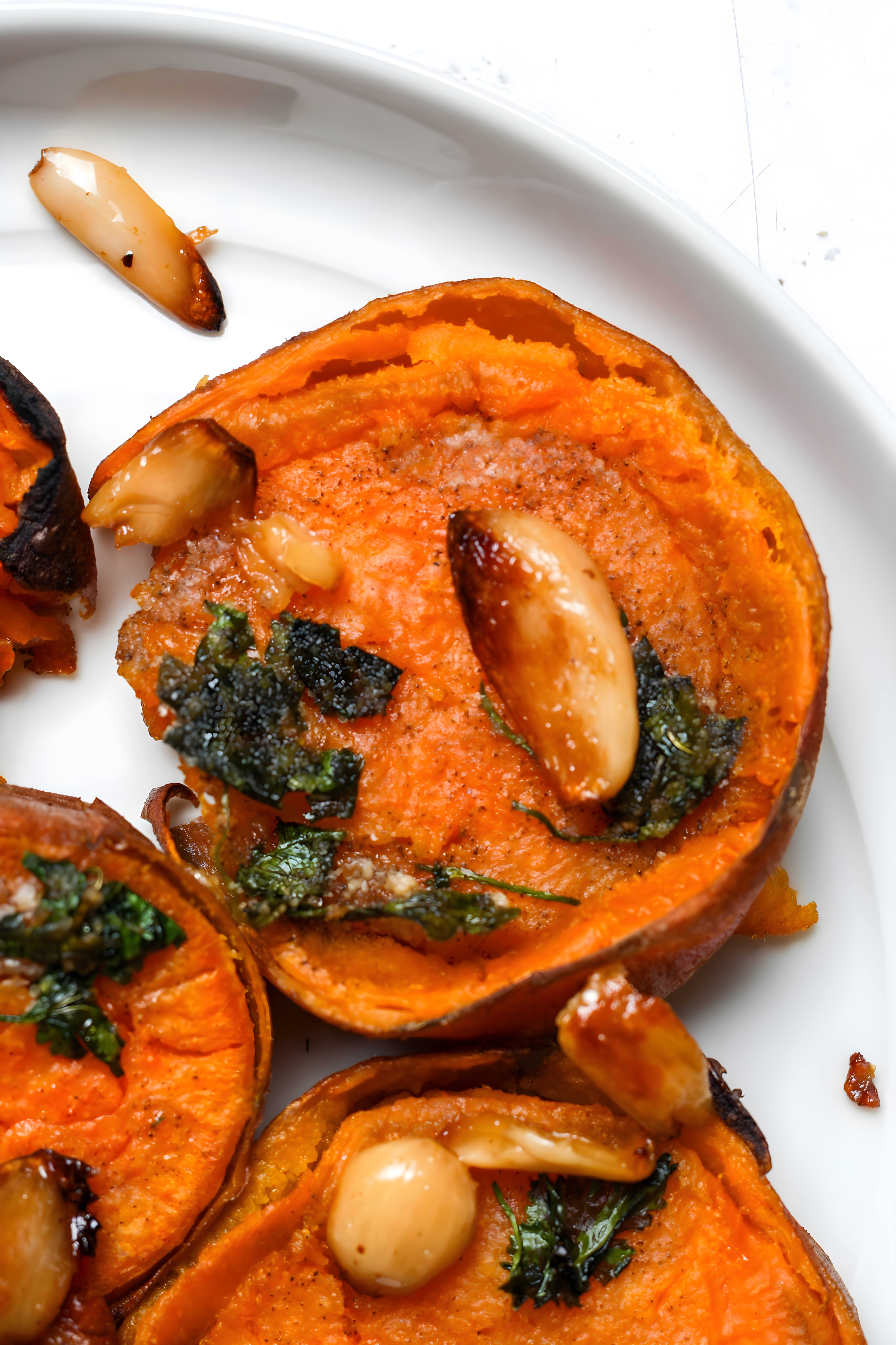 Smashed Sweet Potatoes