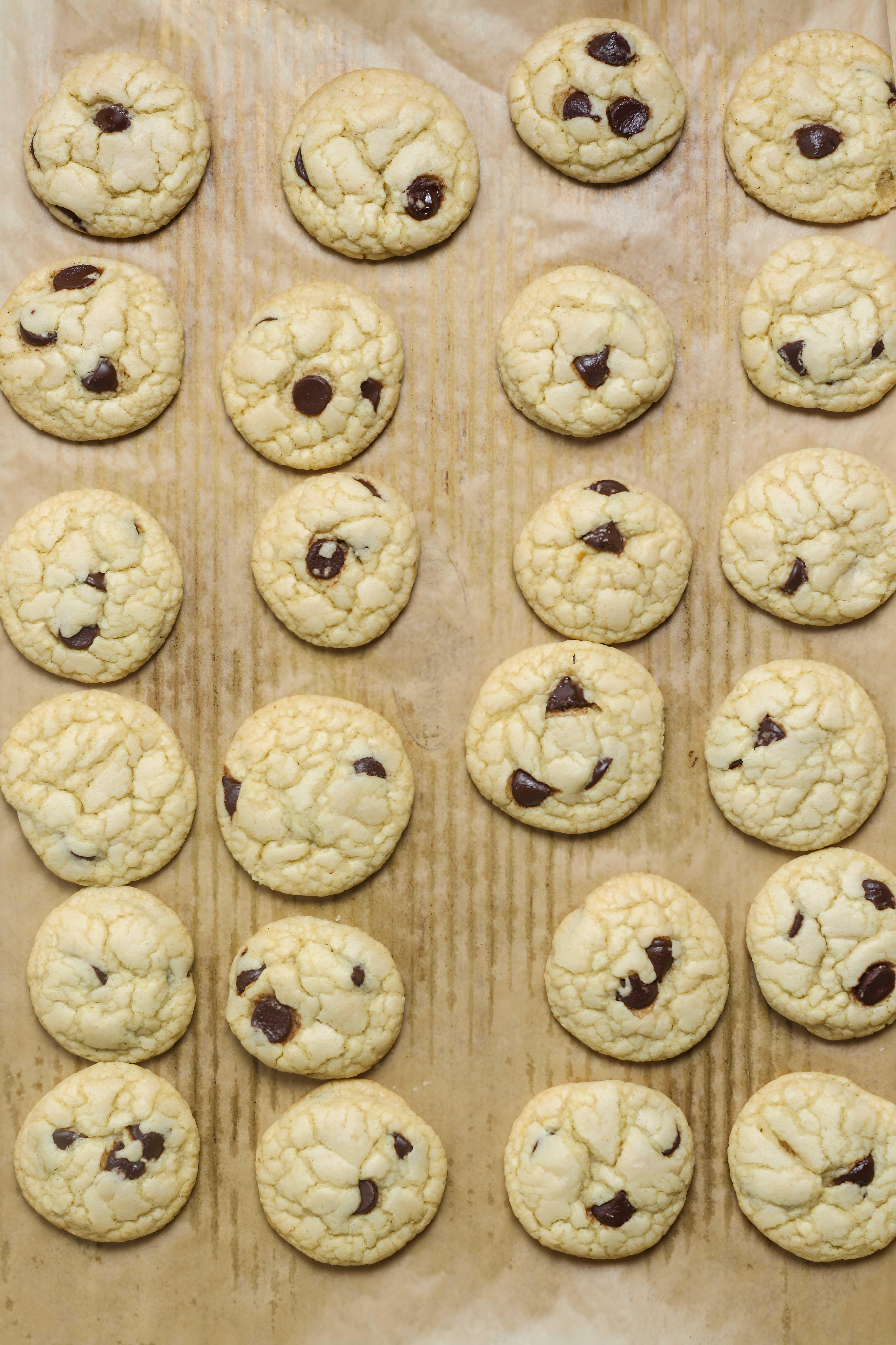 Mint Chocolate Chip Cookies