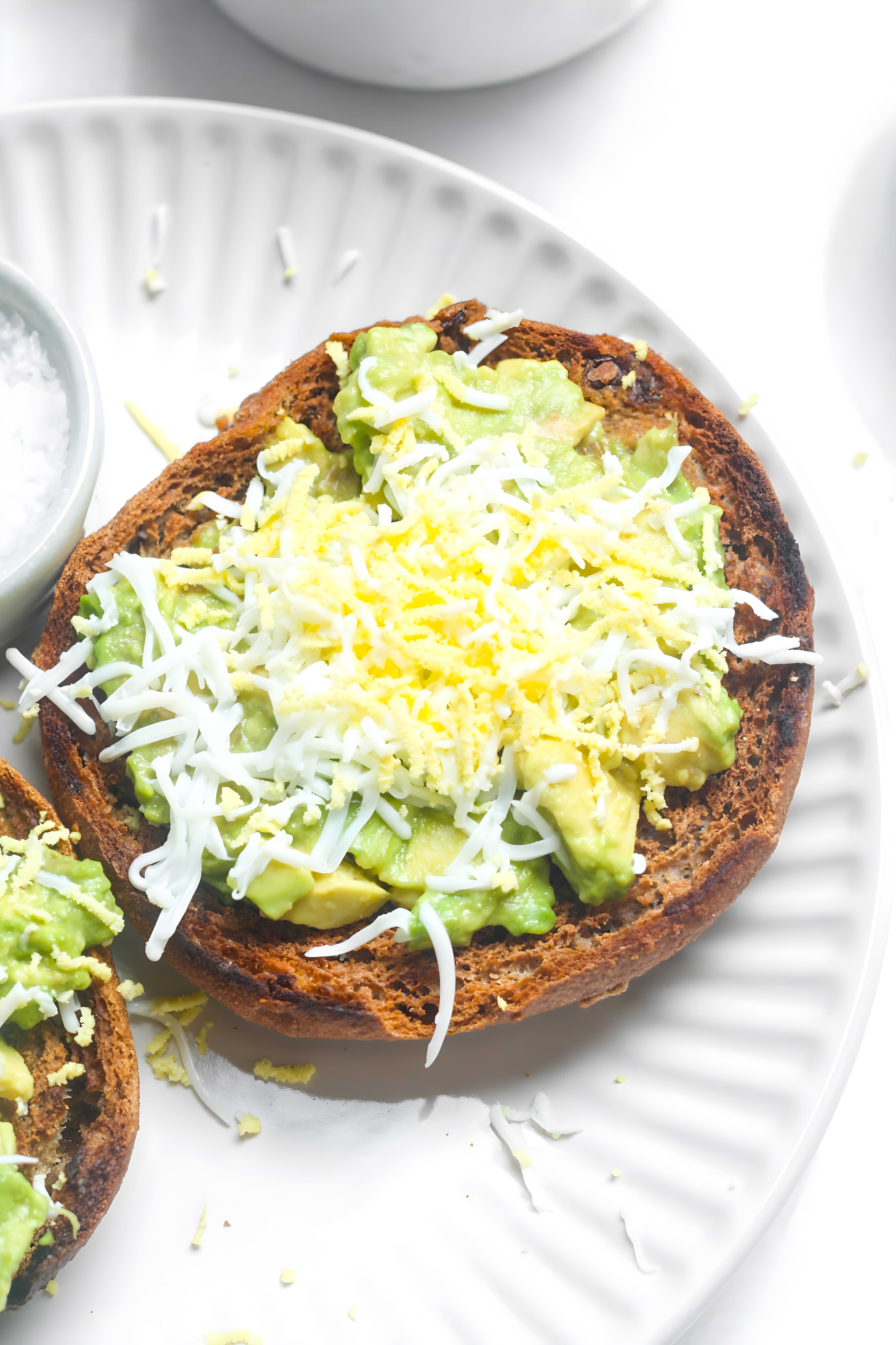 Grated Egg Avocado Toast