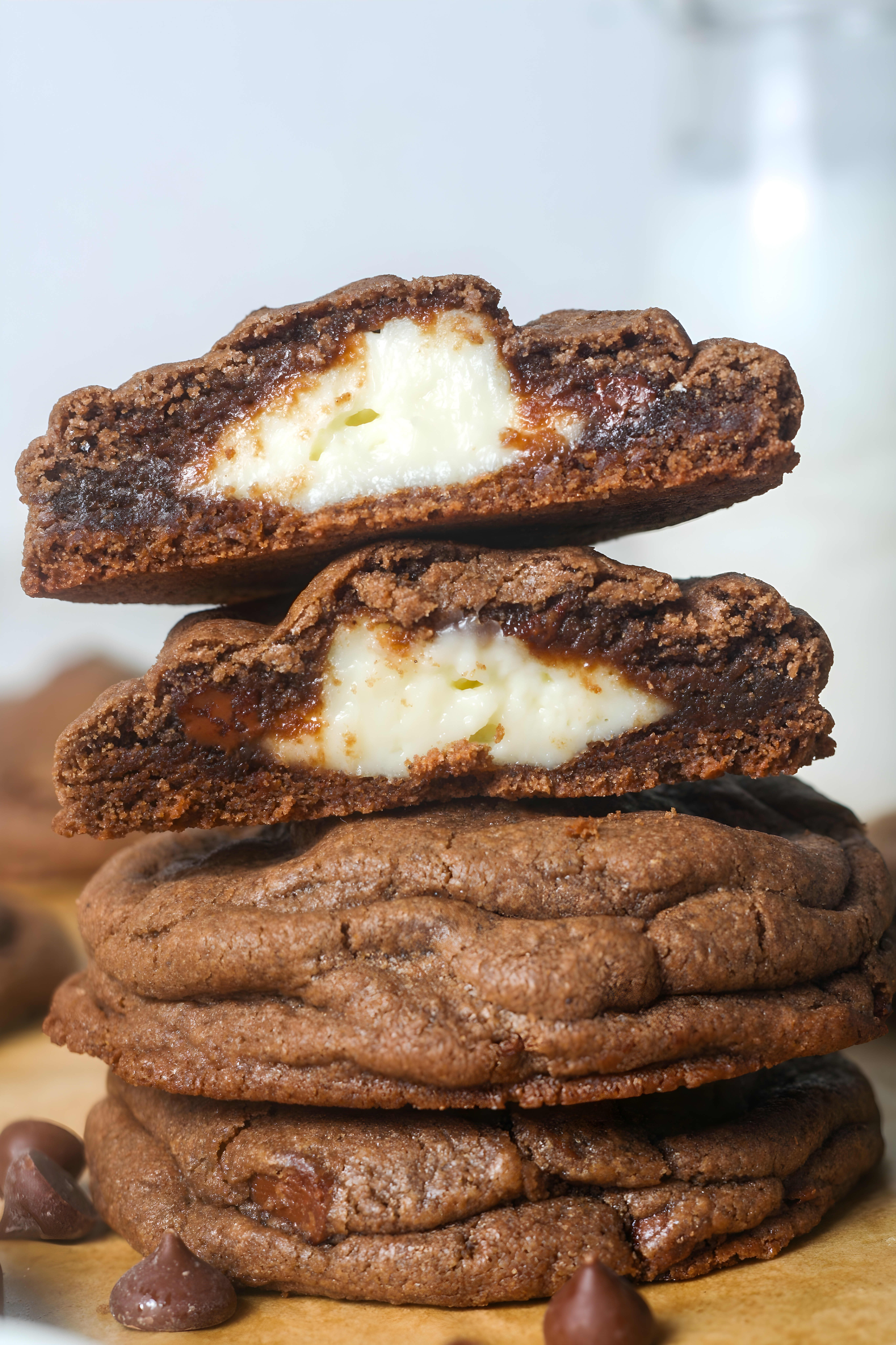 Chocolate Cheesecake Cookies