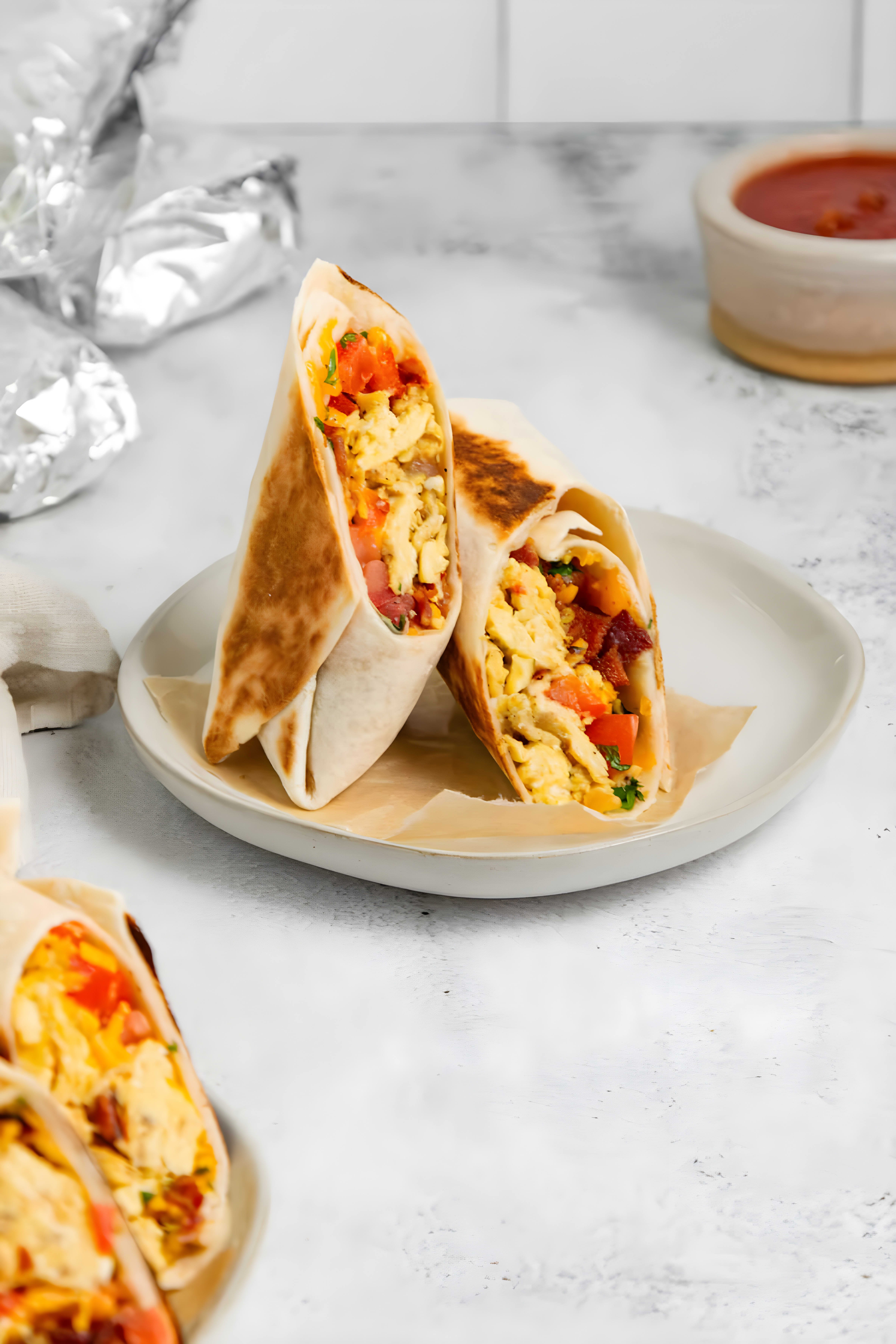 Healthy Breakfast Burritos