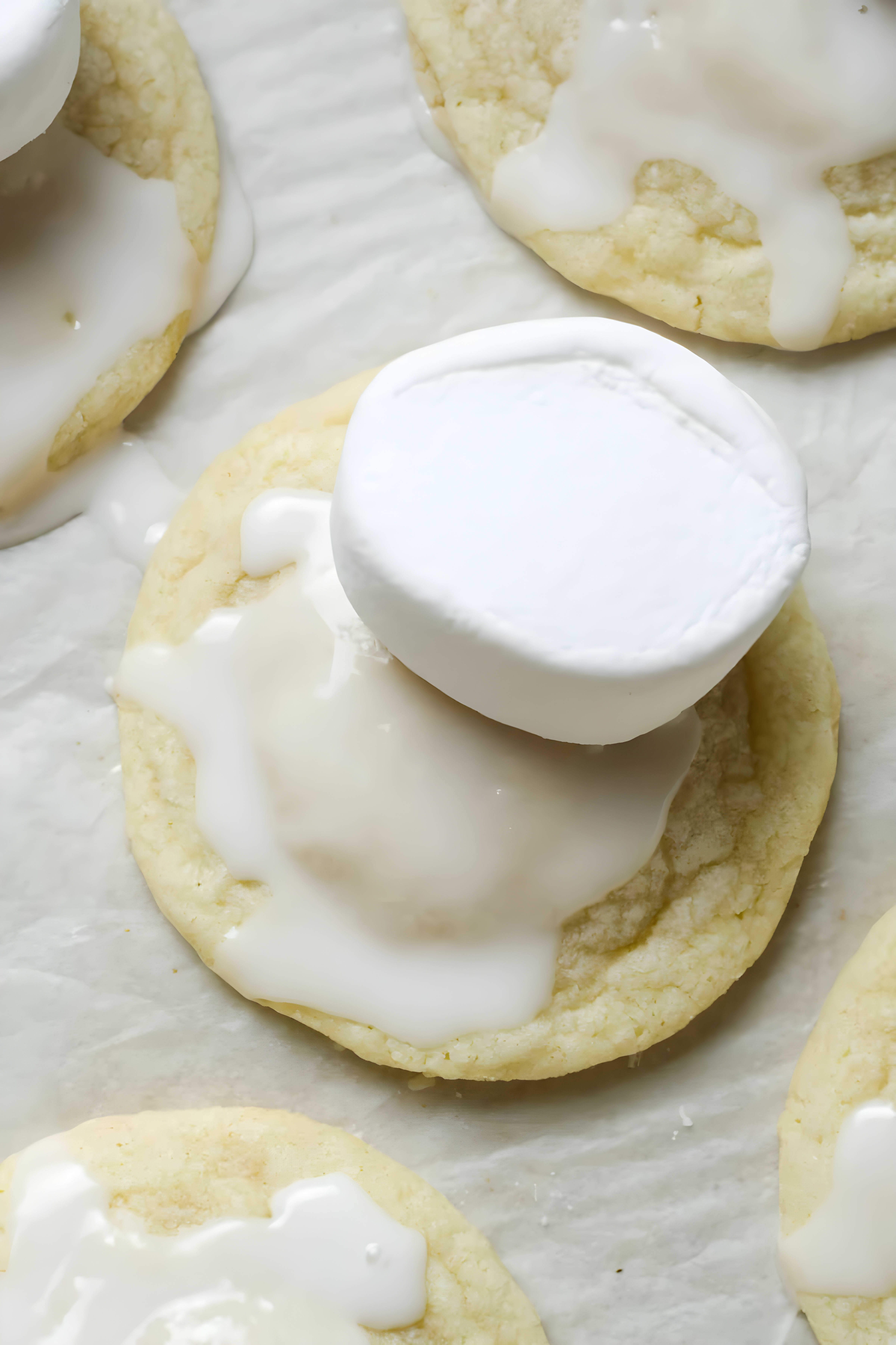 Melted Snowman Cookies